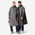 Poncho pluie vélo ville, visibilité de nuit, 540 gris