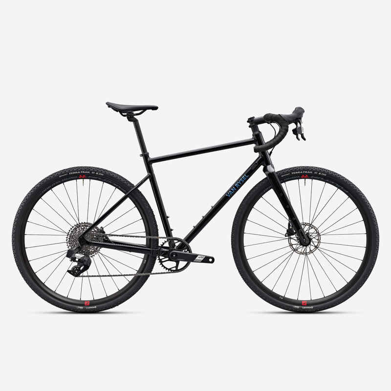 SRAM Apex AXS 1x12v Gravel Bike GRVL AF Black Decathlon sram-apex-axs-1x12v-gravel-bike-grvl-af-black-decathlon