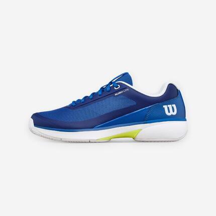 Chaussures de tennis multicourt homme, Rush Pro Lite bleu blanc jaune