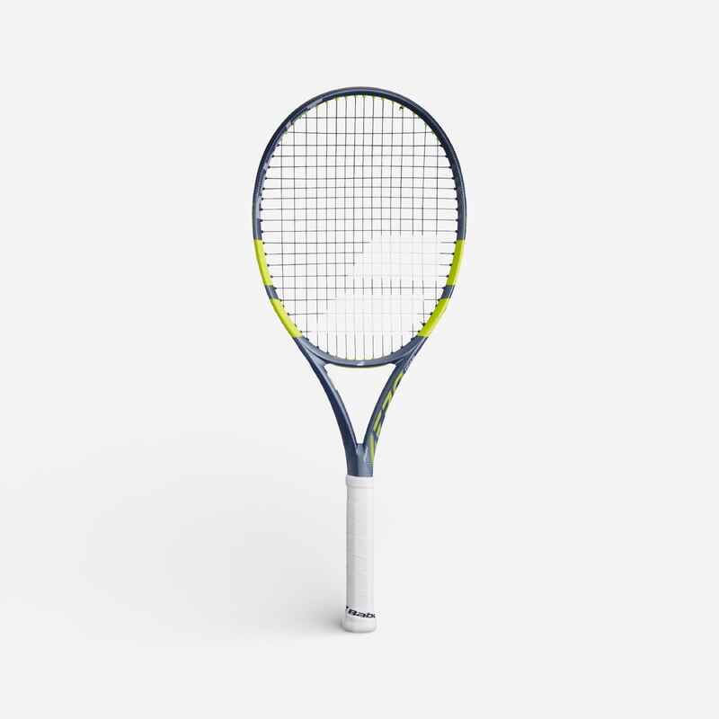 Adult Tennis Racket Pure Aero Team Gen9 285 g Strung - Grey/Yellow ...