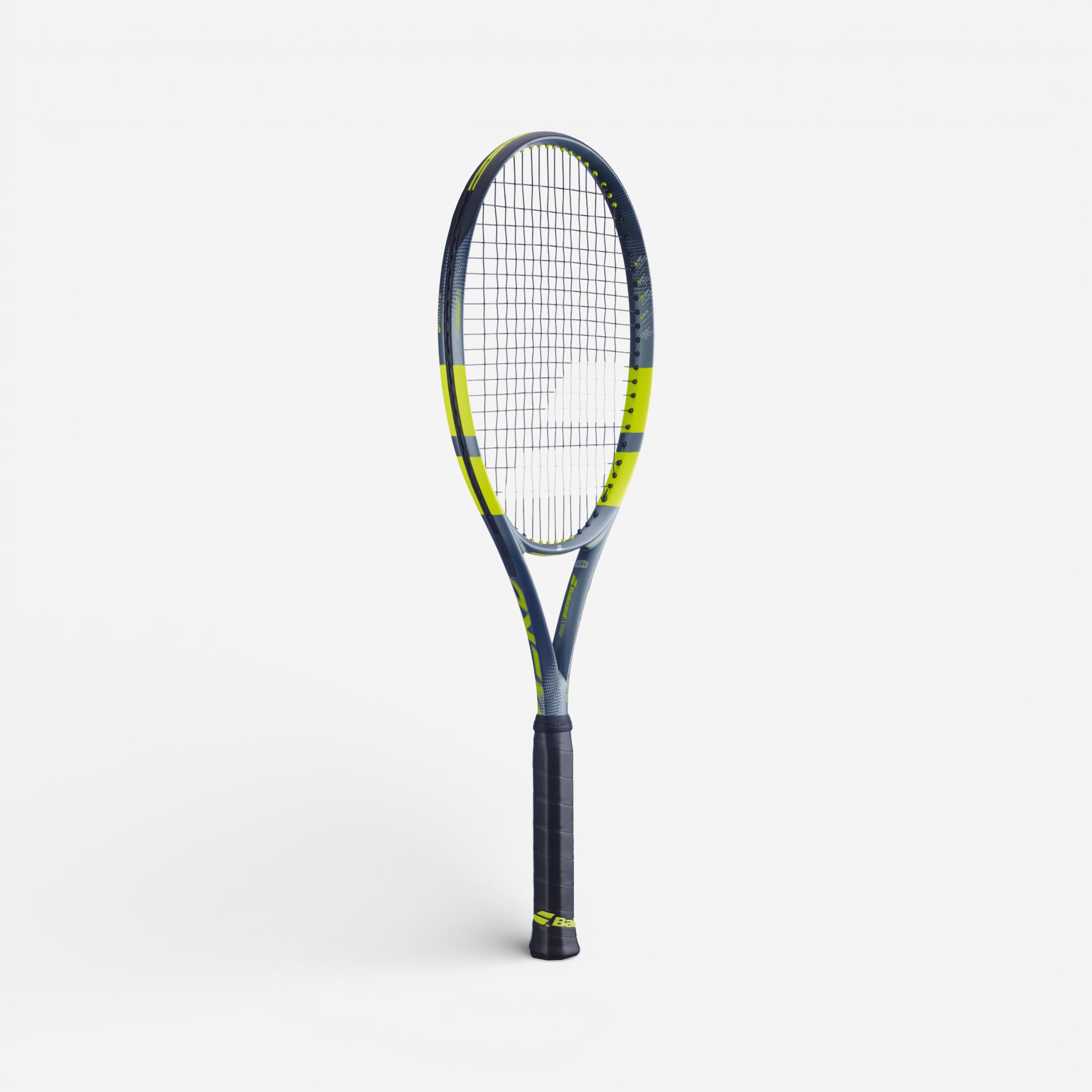 Tennisracket Pure Aero Gen9 300 gram bespannen grijs/geel 3/6