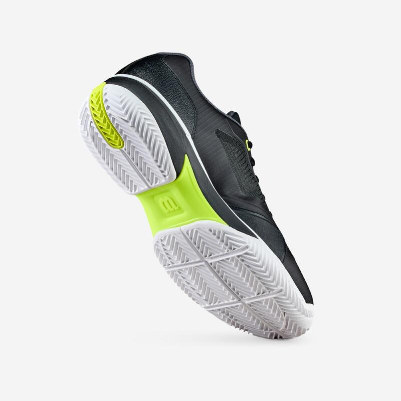Încălțăminte de tenis pe zgură Rush Pro Lite Negru-Galben Bărbați