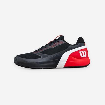 Chaussures de tennis multicourt homme, Rush Pro 5 noir rouge blanc