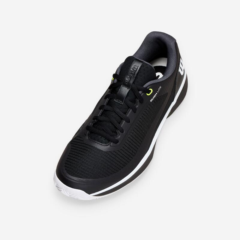 Încălțăminte de tenis pe zgură Rush Pro Lite Negru-Galben Bărbați