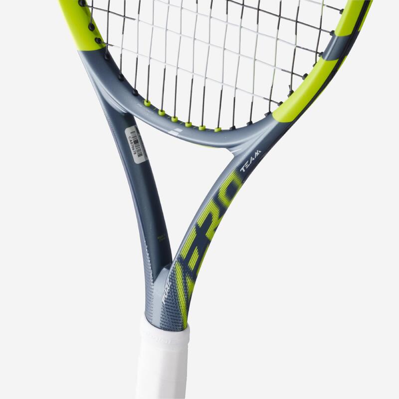 Yetişkin Kordajlı Tenis Raketi - 285 G - Gri/Sarı - Babolat Pure Aero Team Gen9