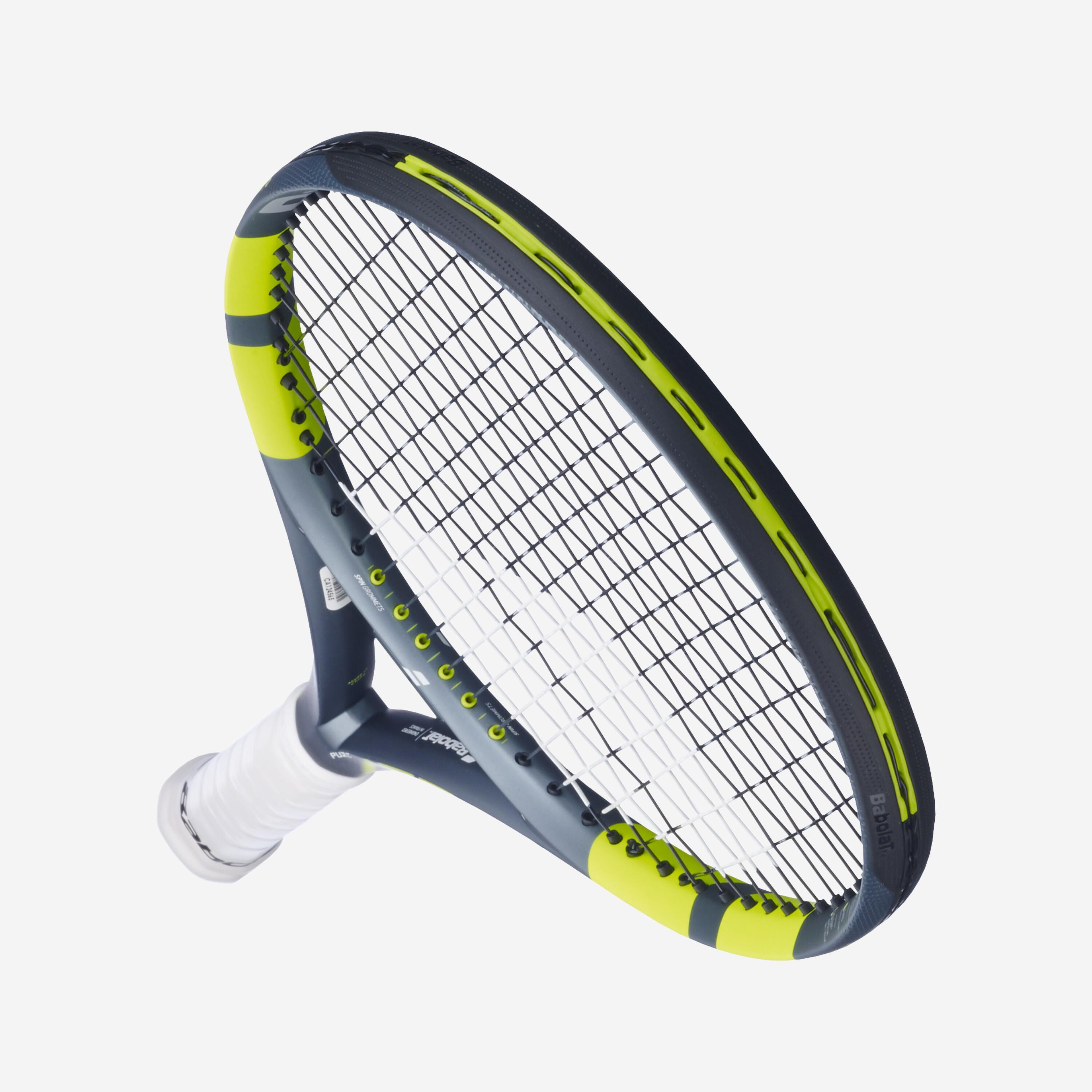 Raquette de tennis adulte 270g, Babolat pure aero lite gen9 gris jaune cordée 6/6