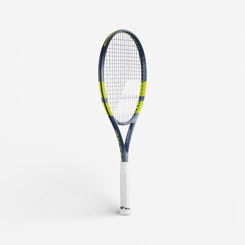 Yetişkin Kordajlı Tenis Raketi - 285 G - Gri/Sarı - Babolat Pure Aero Team Gen9
