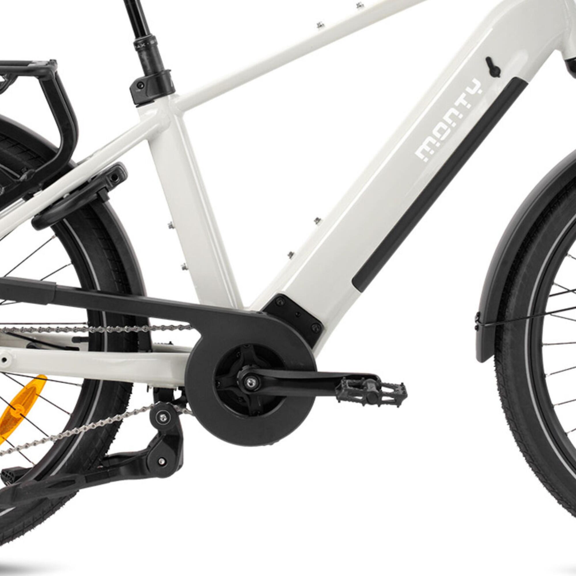 Bicicleta Càrrega Elèctrica Quadre Alt Monty V6 Rover Coure Midtail 26" CD 3/5