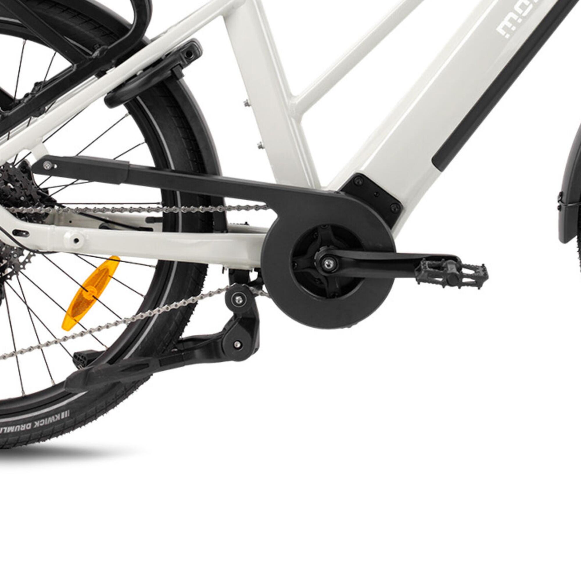 Bicicleta de carga eléctrica MONTY  V6 ROVER ST cargobike Cobre midtail 26"-CD 2/5