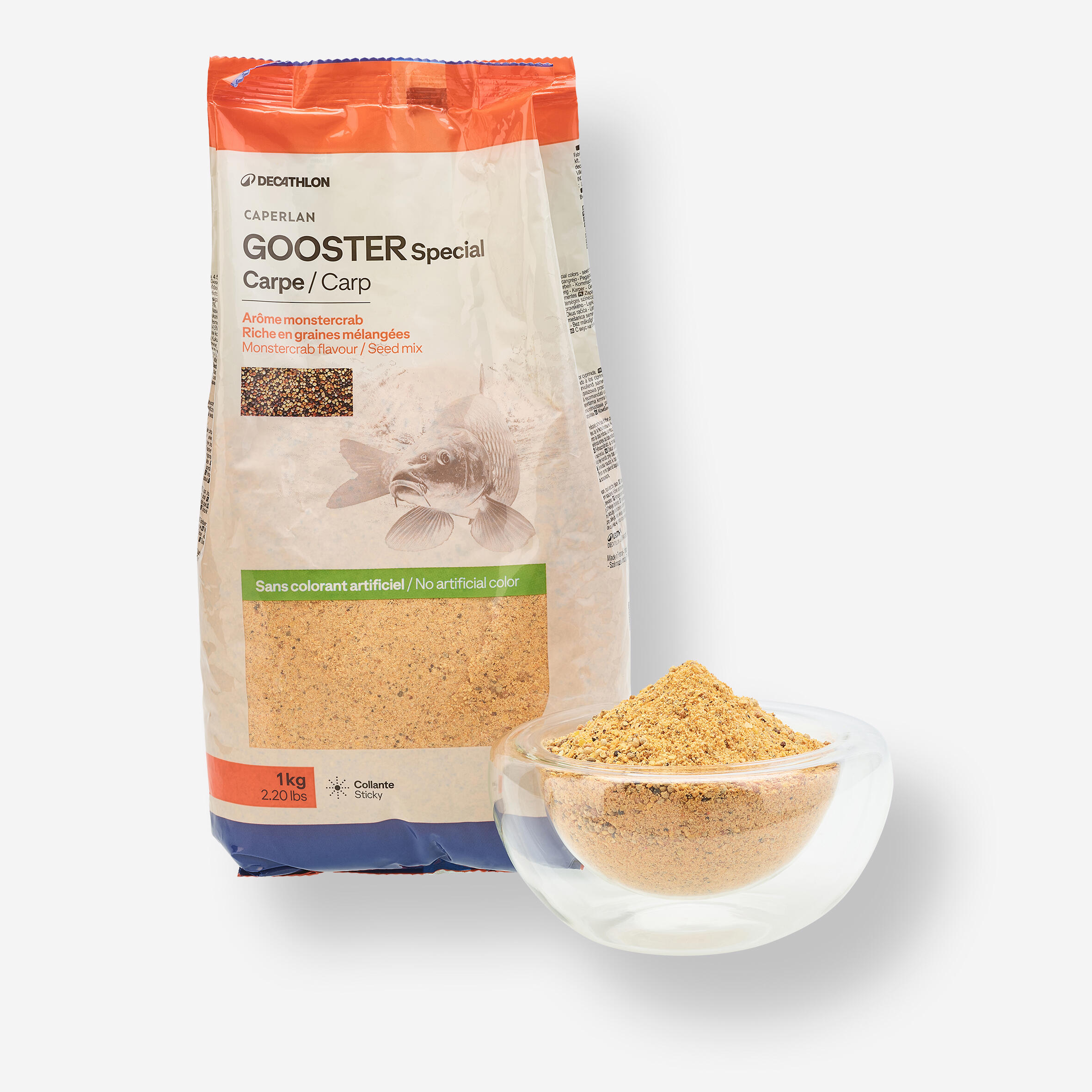 Amorce de pêche Gooster special carpe 1kg orange