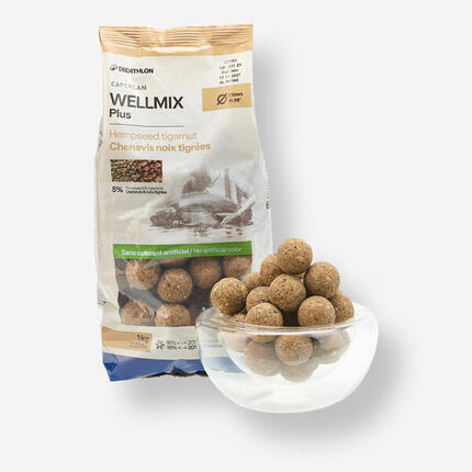 Bouillettes pêche de la carpe Wellmix Plus 25mm 1kg Scopex