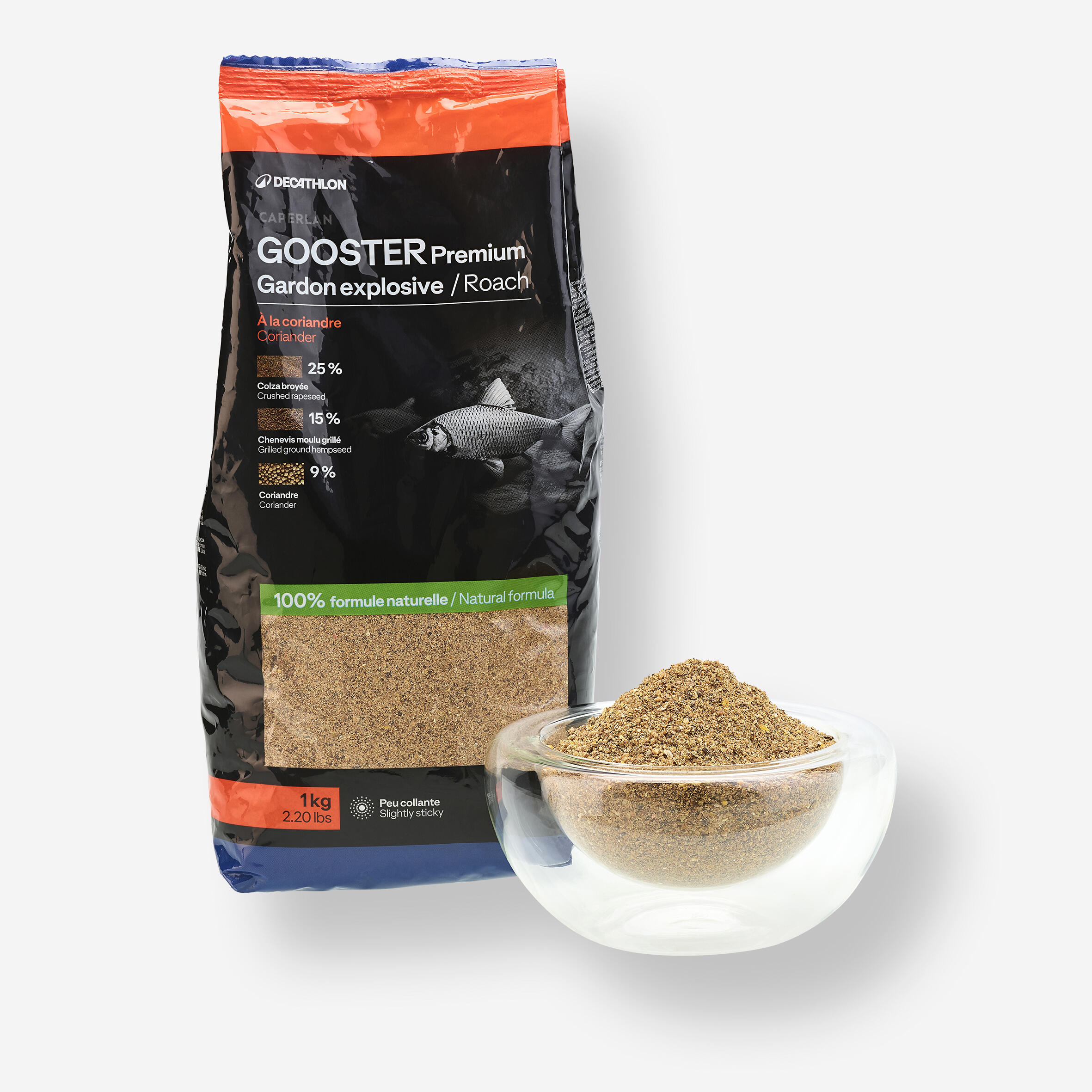 Amorce de pêche Gooster premium gardon explosive 1kg