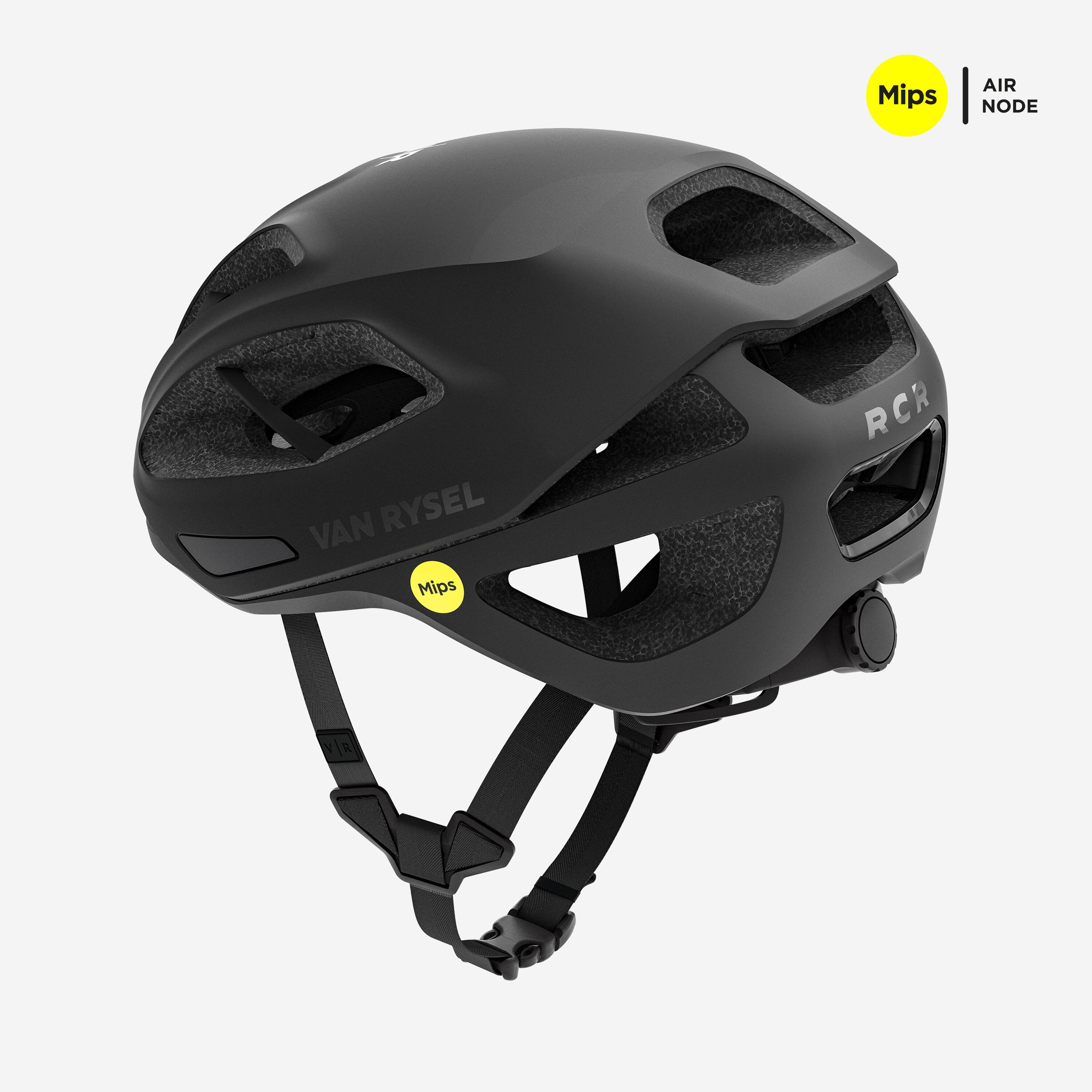 Road Cycling Helmet RCR MIPS - Black -  2