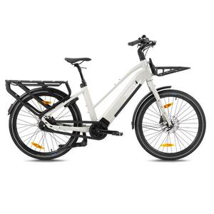 Bicicleta de carga eléctrica cuadro bajo 26" MONTY V6 STRADA Cobre midtail -CD