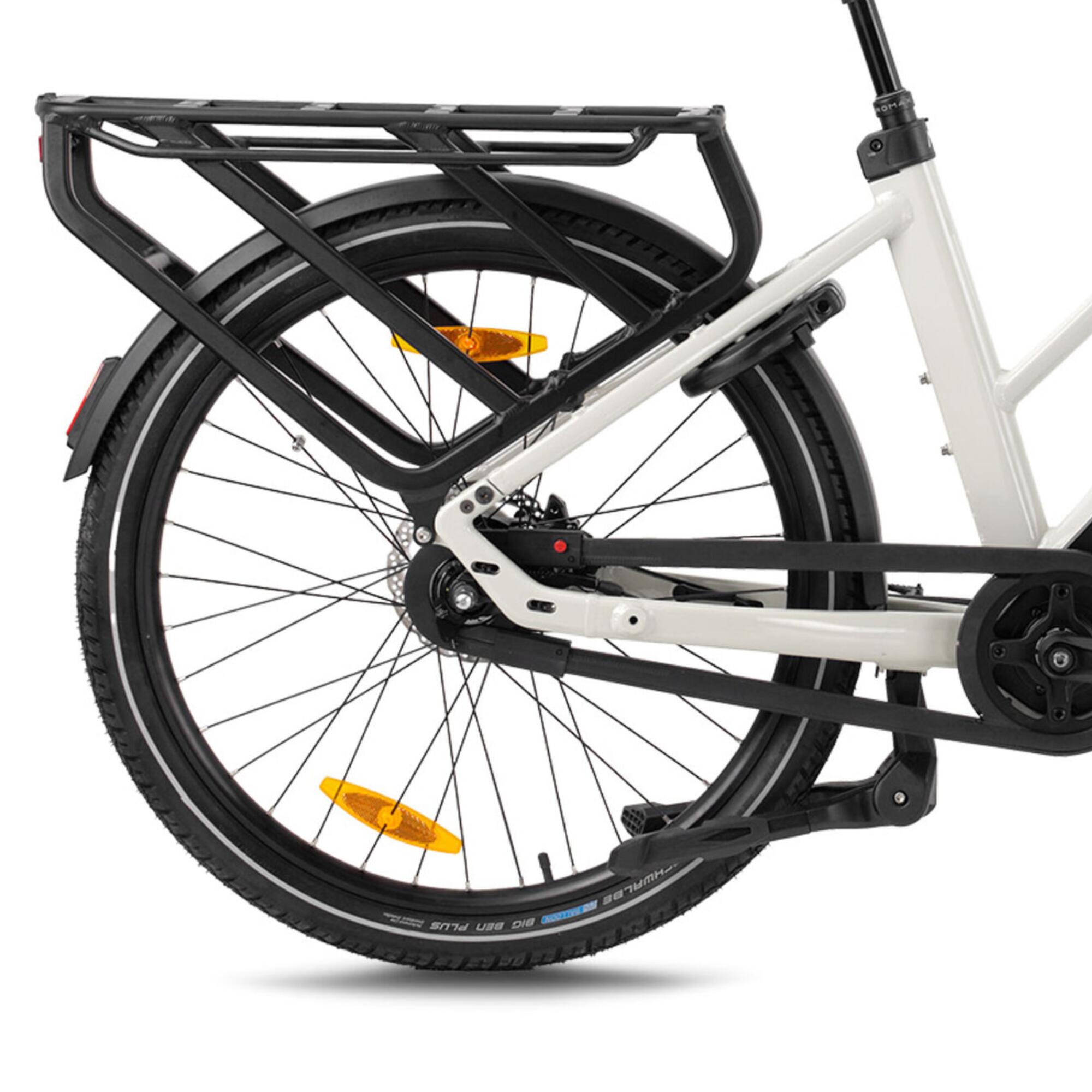 Bicicleta de carga eléctrica cuadro bajo 26" MONTY V6 STRADA Cobre midtail -CD 2/5