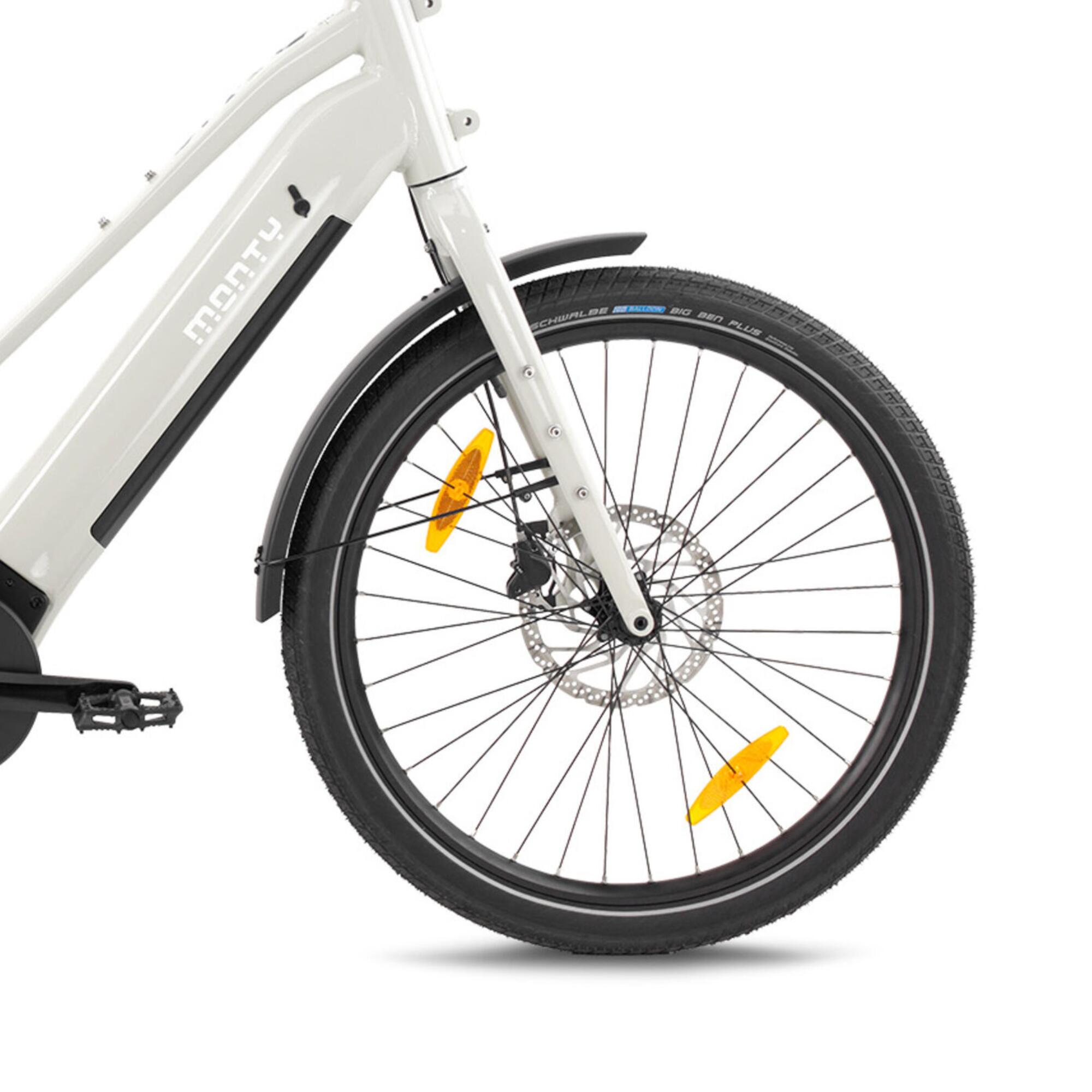 Bicicleta de carga eléctrica cuadro bajo 26" MONTY  V8 Cobre longtail-CD 4/5