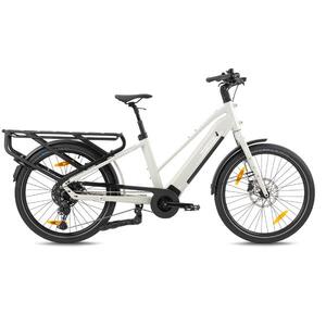 Bicicleta de carga eléctrica cuadro bajo 26" MONTY V8 Cobre longtail-CD