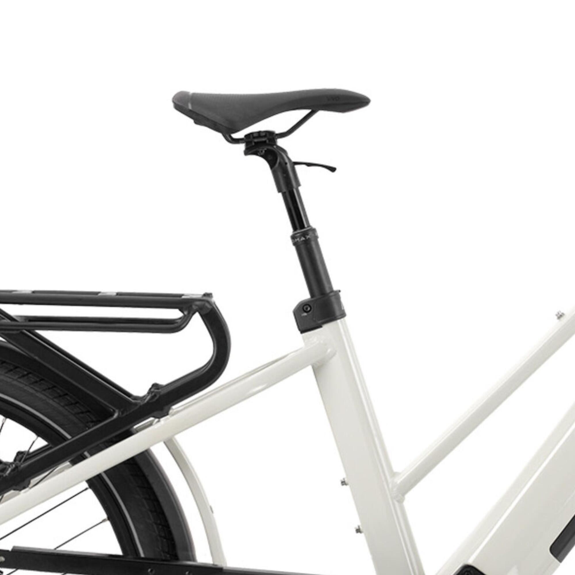 Bicicleta de carga eléctrica cuadro bajo 26" MONTY  V8 Cobre longtail-CD 5/5