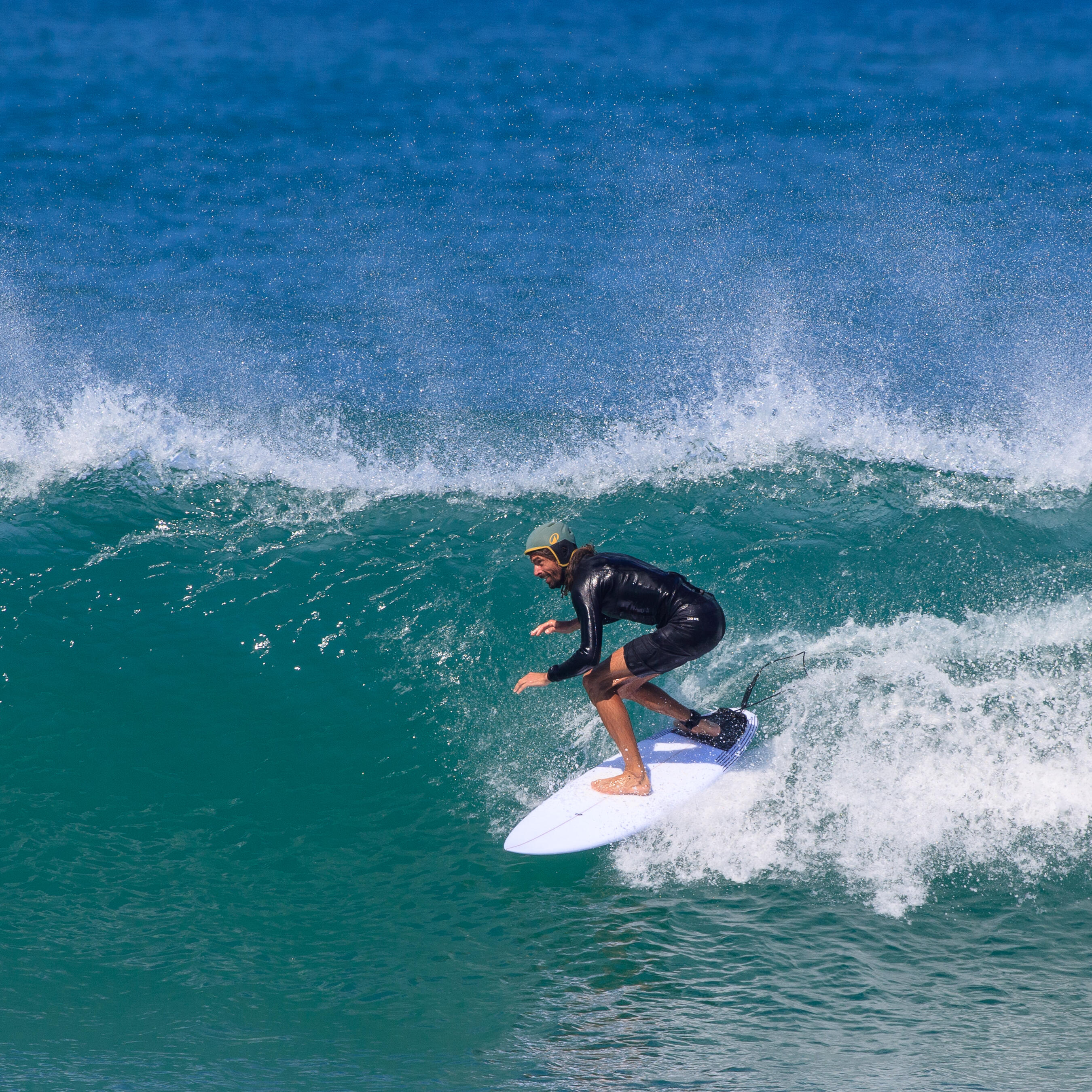 Shortboard Performance mit Futures Box ohne Finnen weiss 11/11