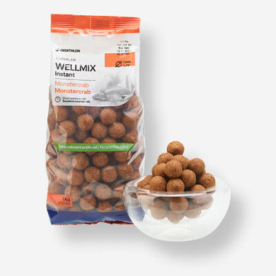 Boiles carp fishing WELLMIX INSTANT 20 mm 1 kg monstercrab