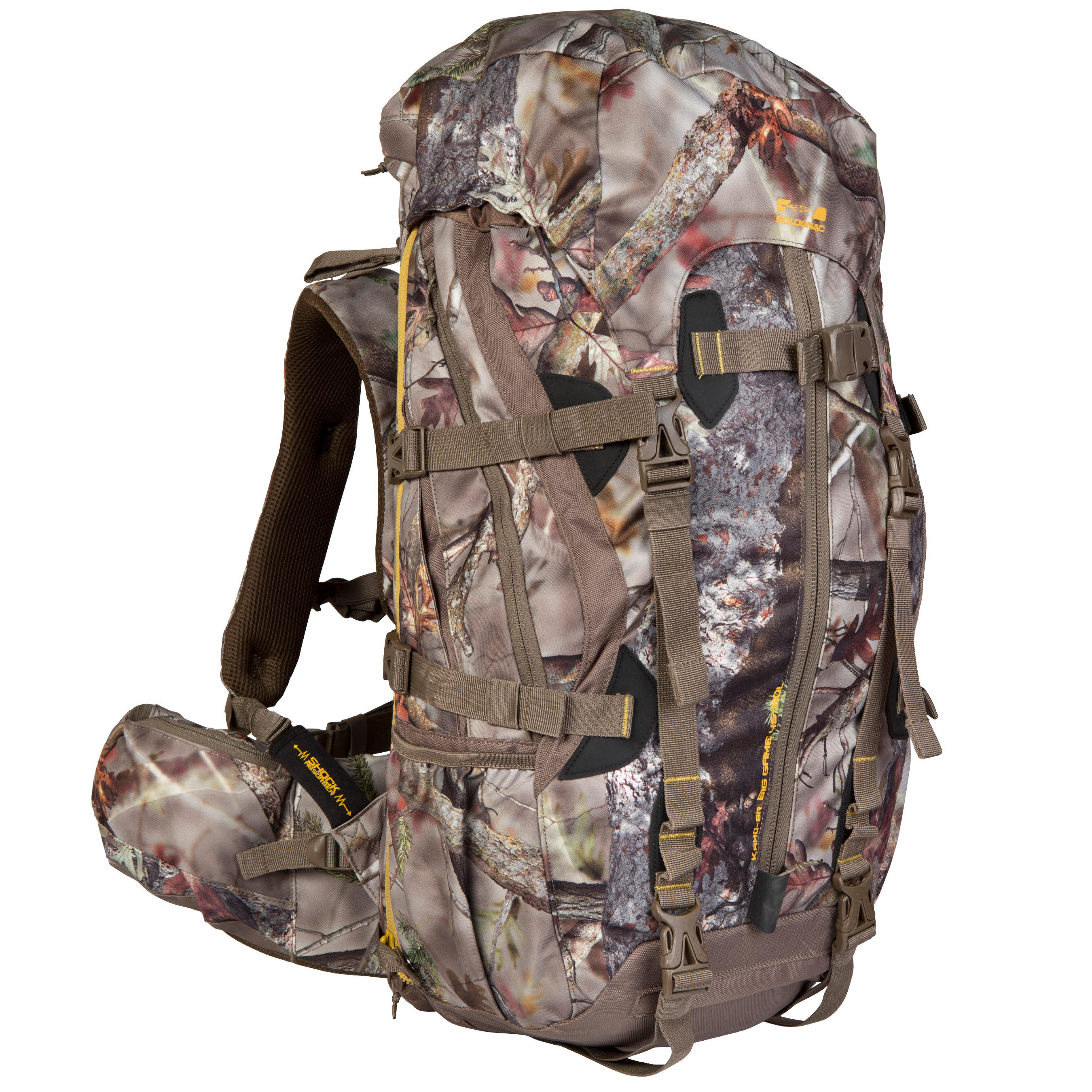 Solognac Rugzak Big Game Voor De Jacht 45 Tot 90 Liter Camouflage Bruin solognac kopen in de aanbieding Solognac Rugzak Big Game Voor De Jacht 45 Tot 90 Liter Camouflage Bruin solognac kopen in de aanbieding