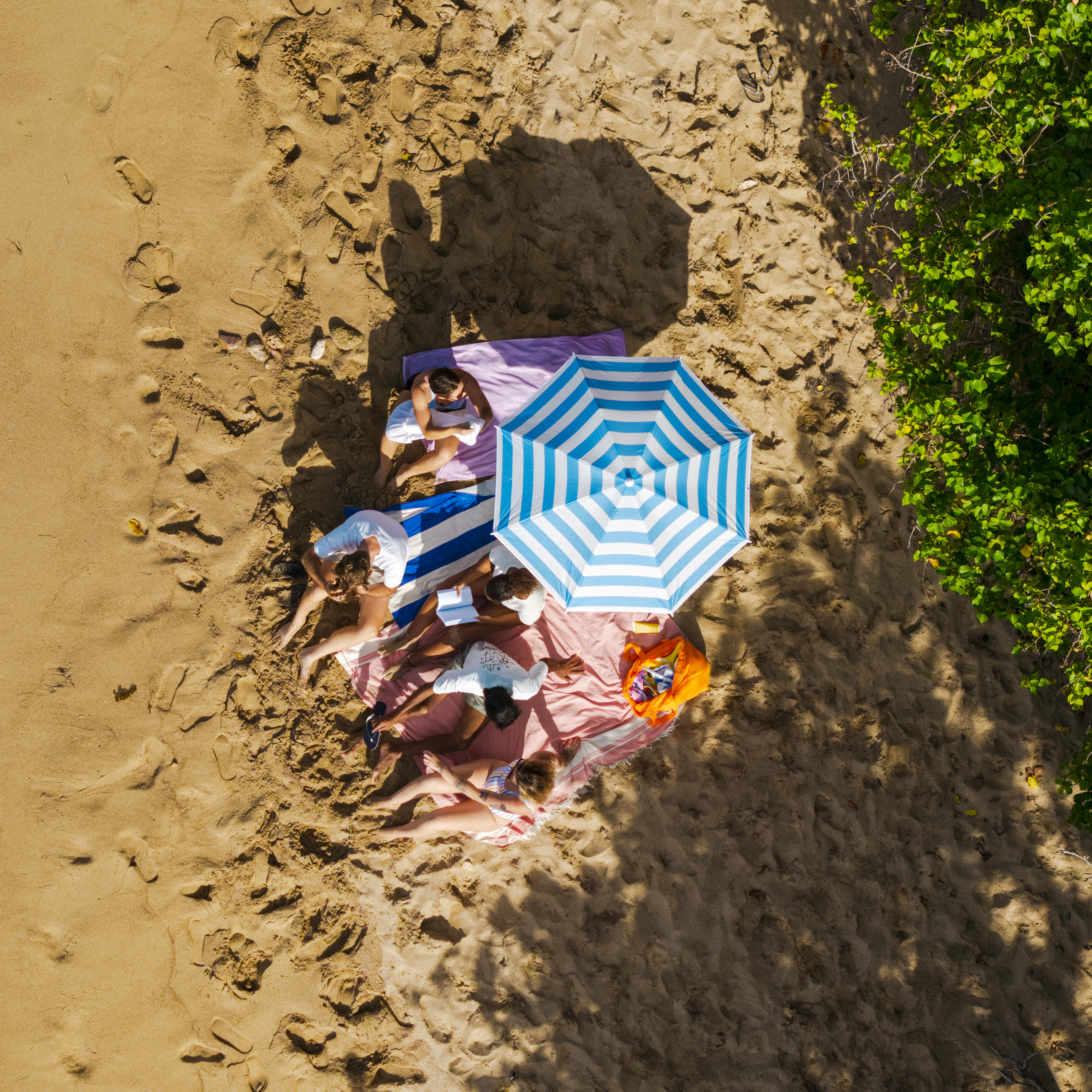 Parasol de plage FPRUV 50+ 2 places, Paruv 160 - DECATHLON