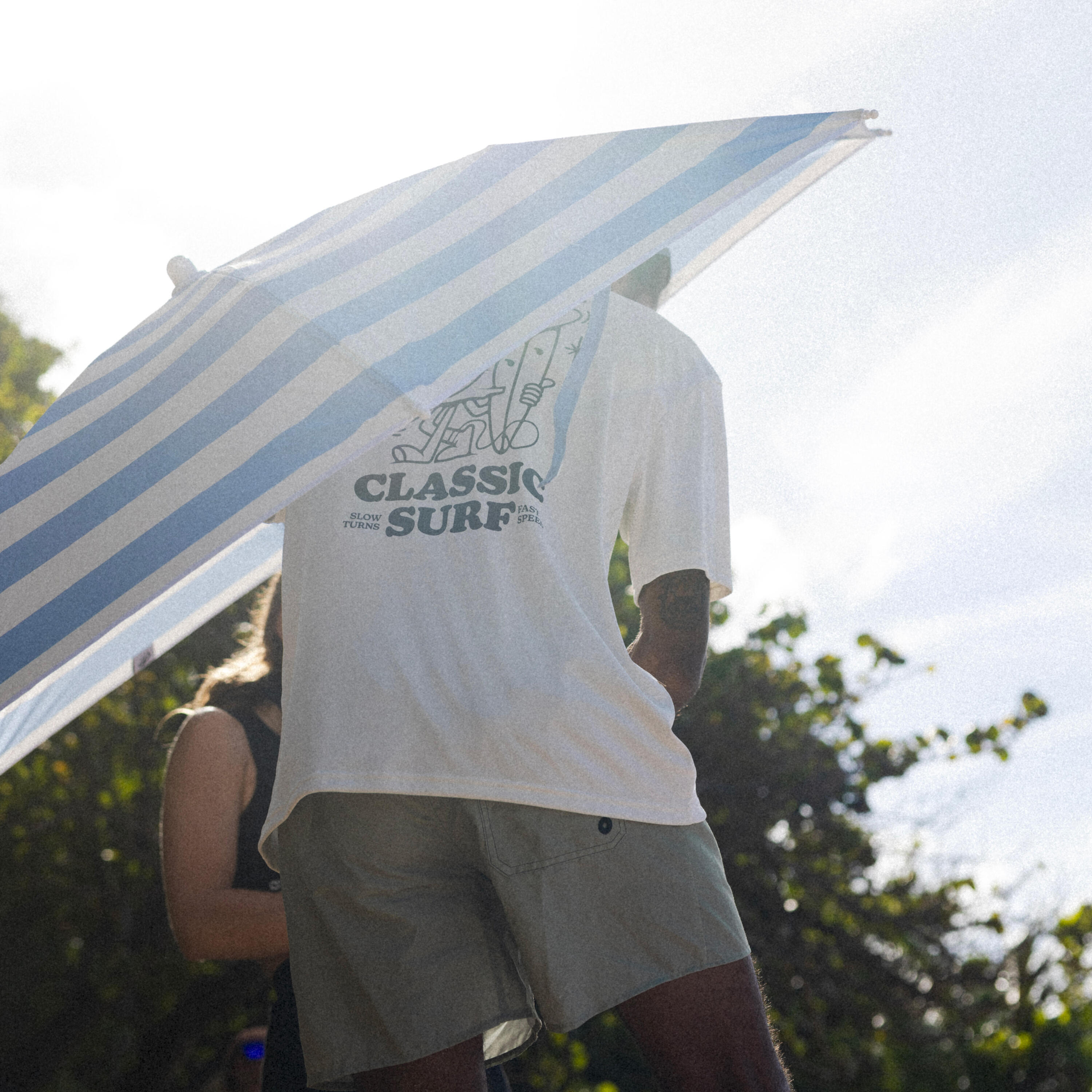 Parasol de plage FPRUV 50+ 2 places, Paruv 160 13/14