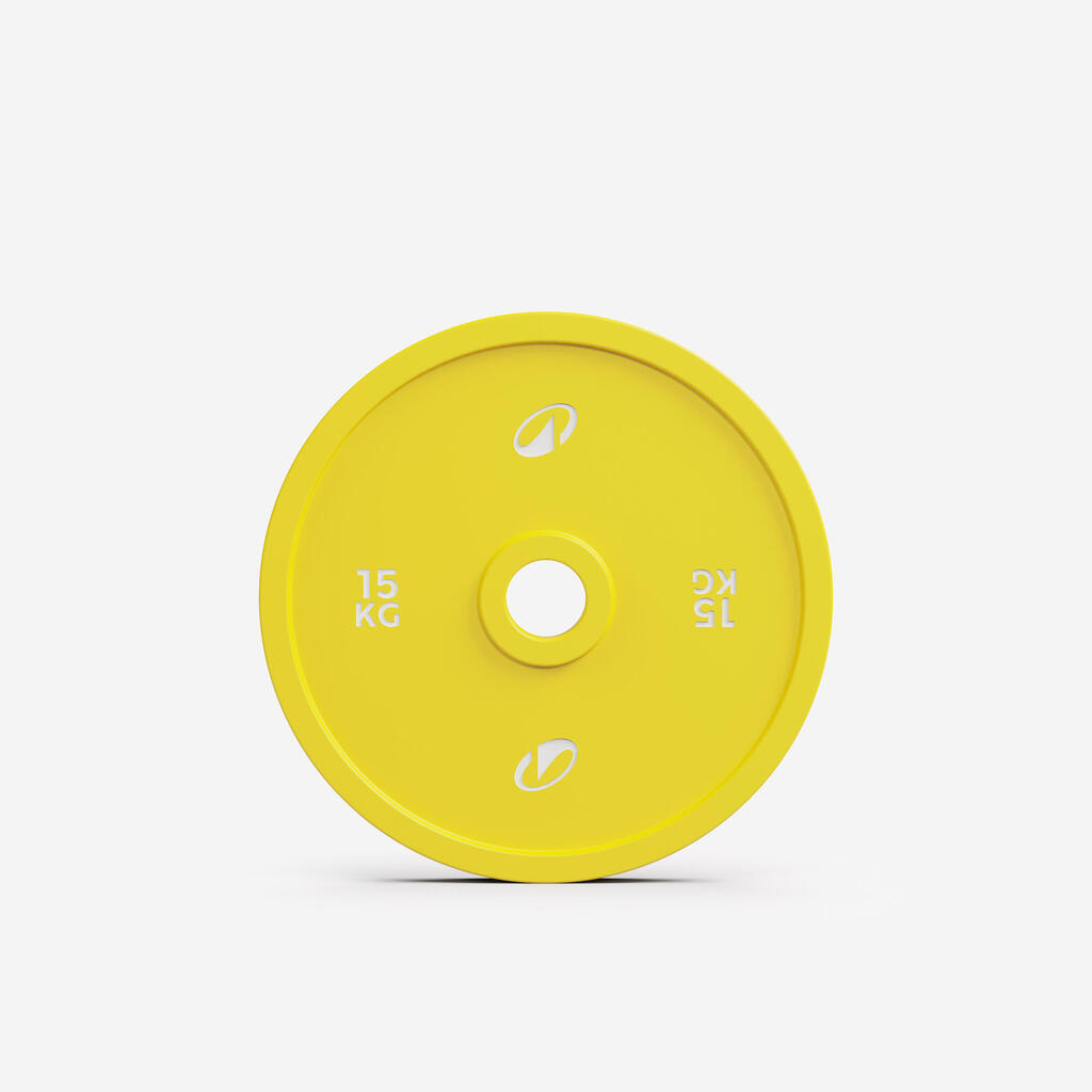 Svara disks spēka trīscīņai, 15 kg
