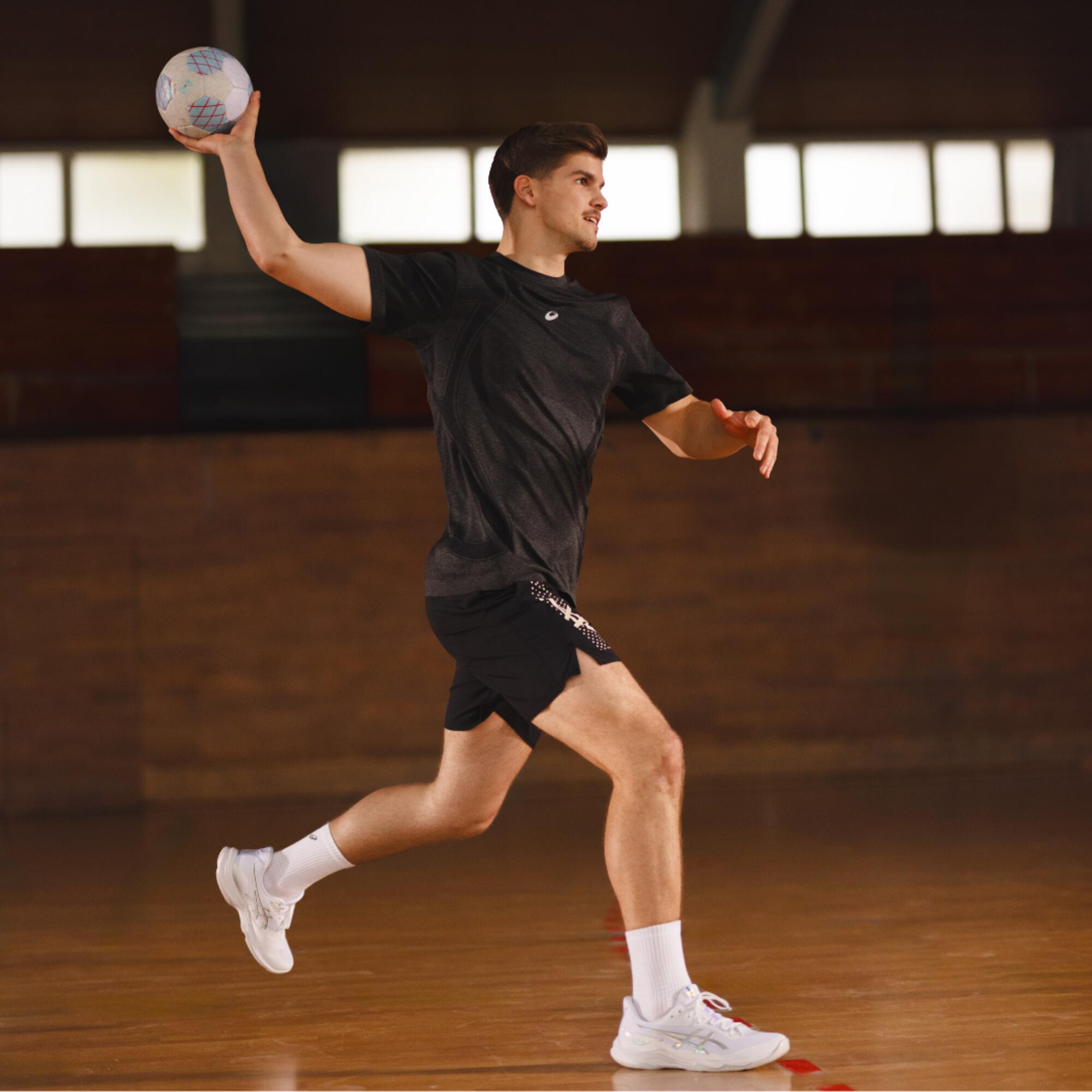 Handballschuhe Erwachsene – Asics Netburner Ballistic FF 4 weiss 2/13