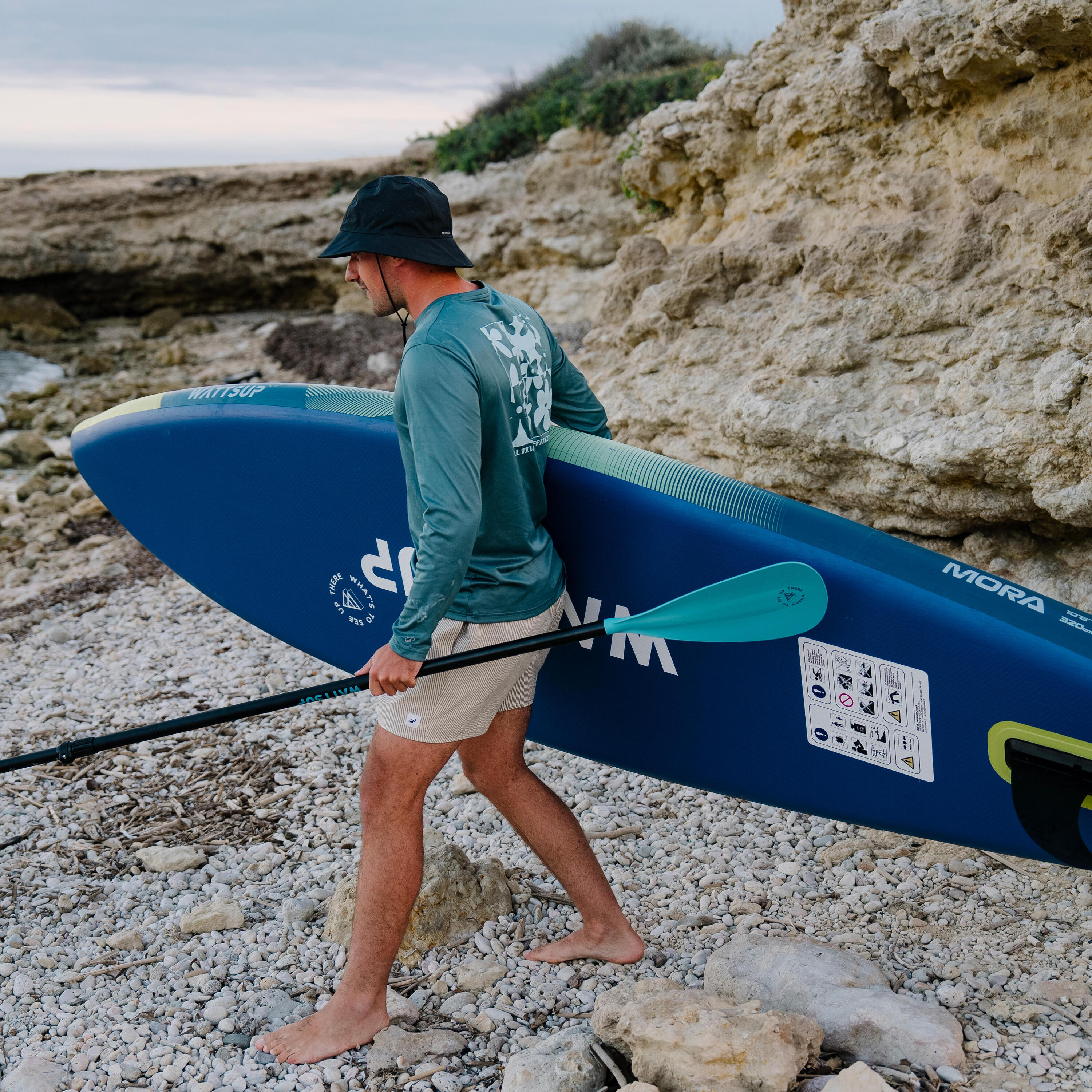 Pack Mora Standup-Paddle 10'6 mit Sitz 10/22