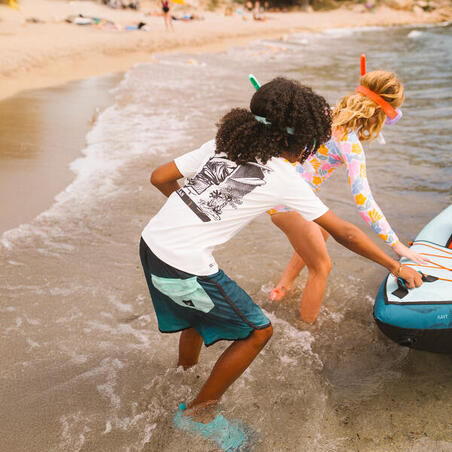 Футболка для серфинга для подростков Skate