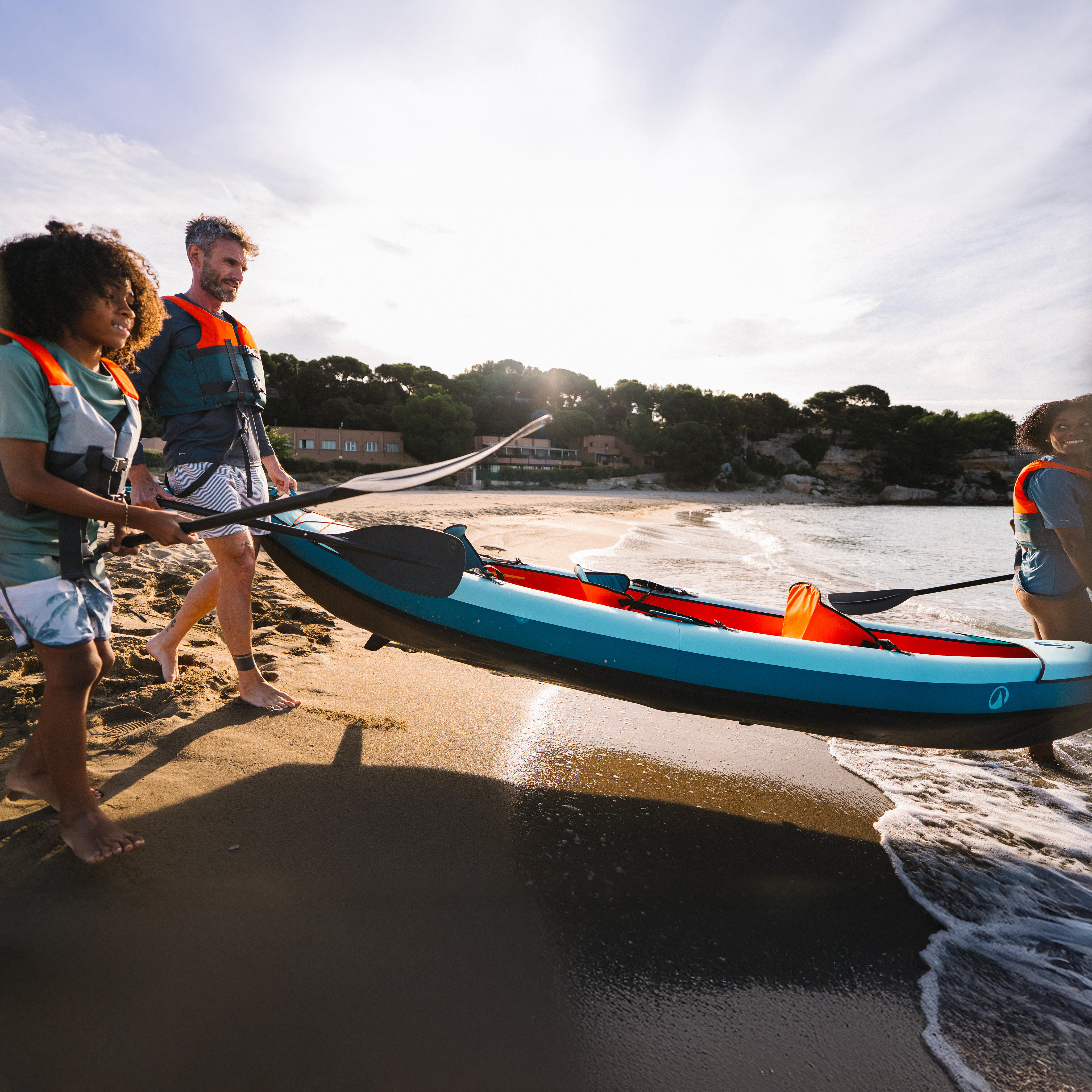 Ensemble de canoë-kayak 2-3 places, Tribord 100 - DECATHLON