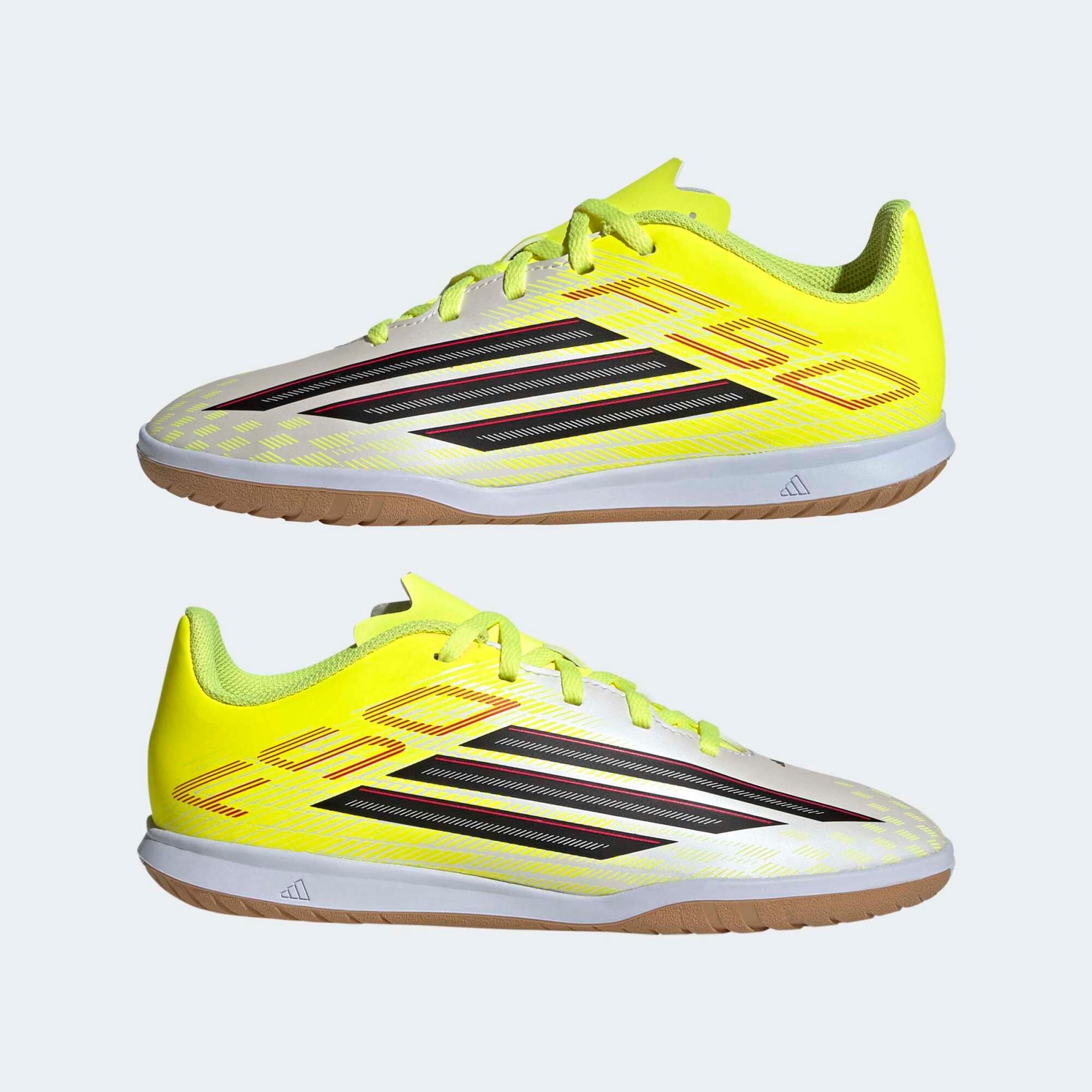 F50 Club Futsal Kinder Fussballschuh Weiss 4/8