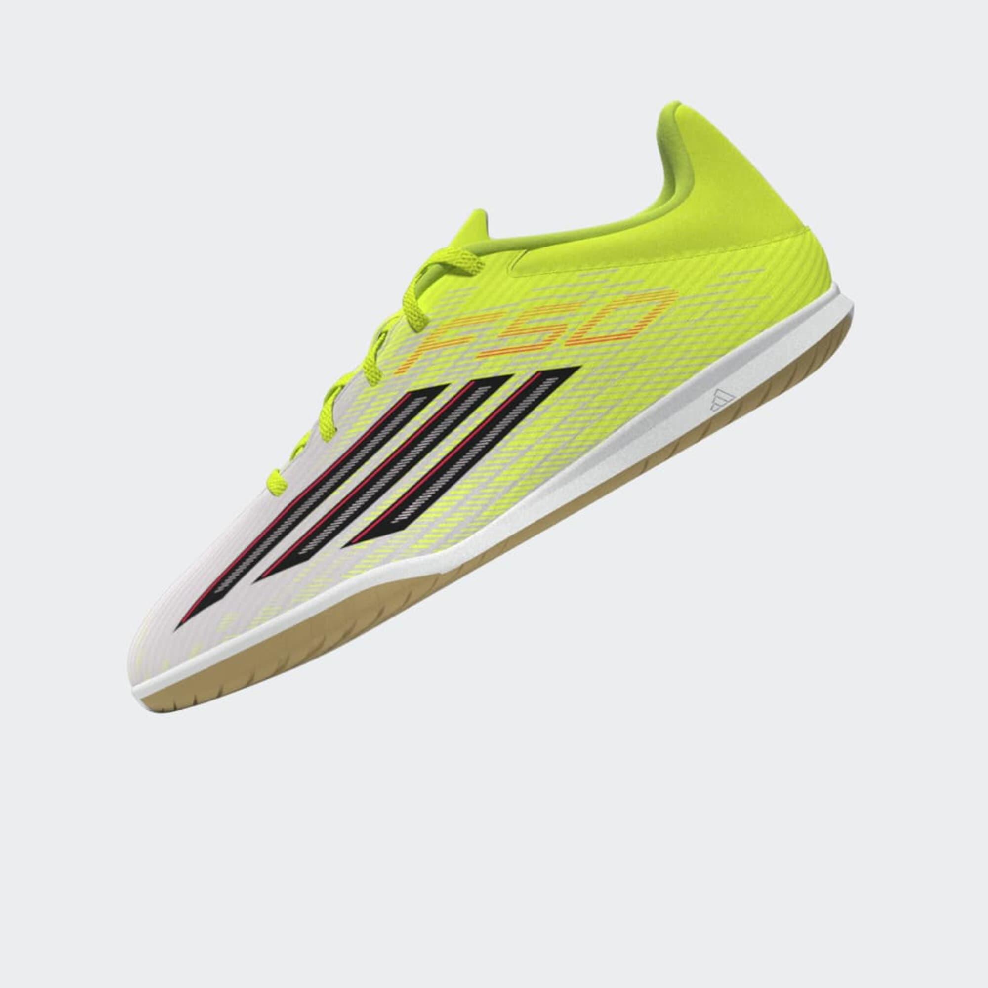 Scarpe futsal adulto F50 CLUB gialle 18/39