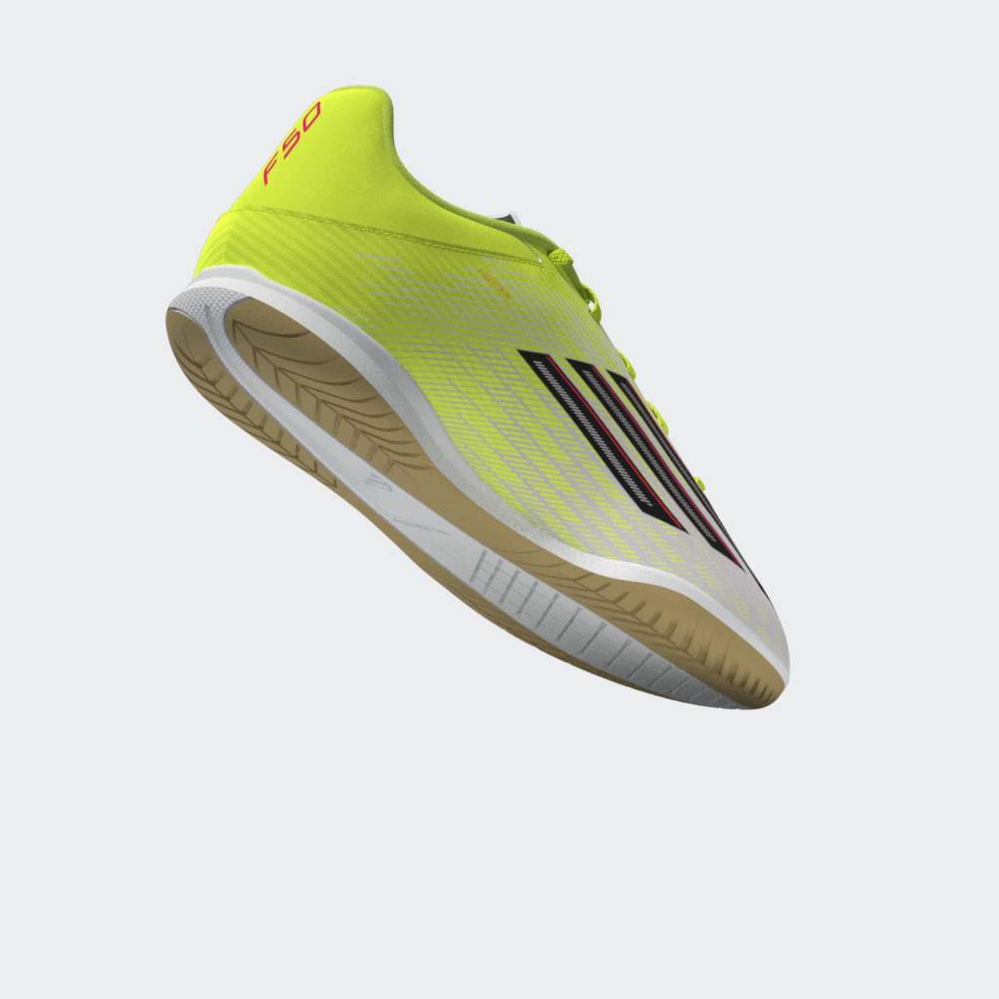 Scarpe futsal adulto F50 CLUB gialle 16/39