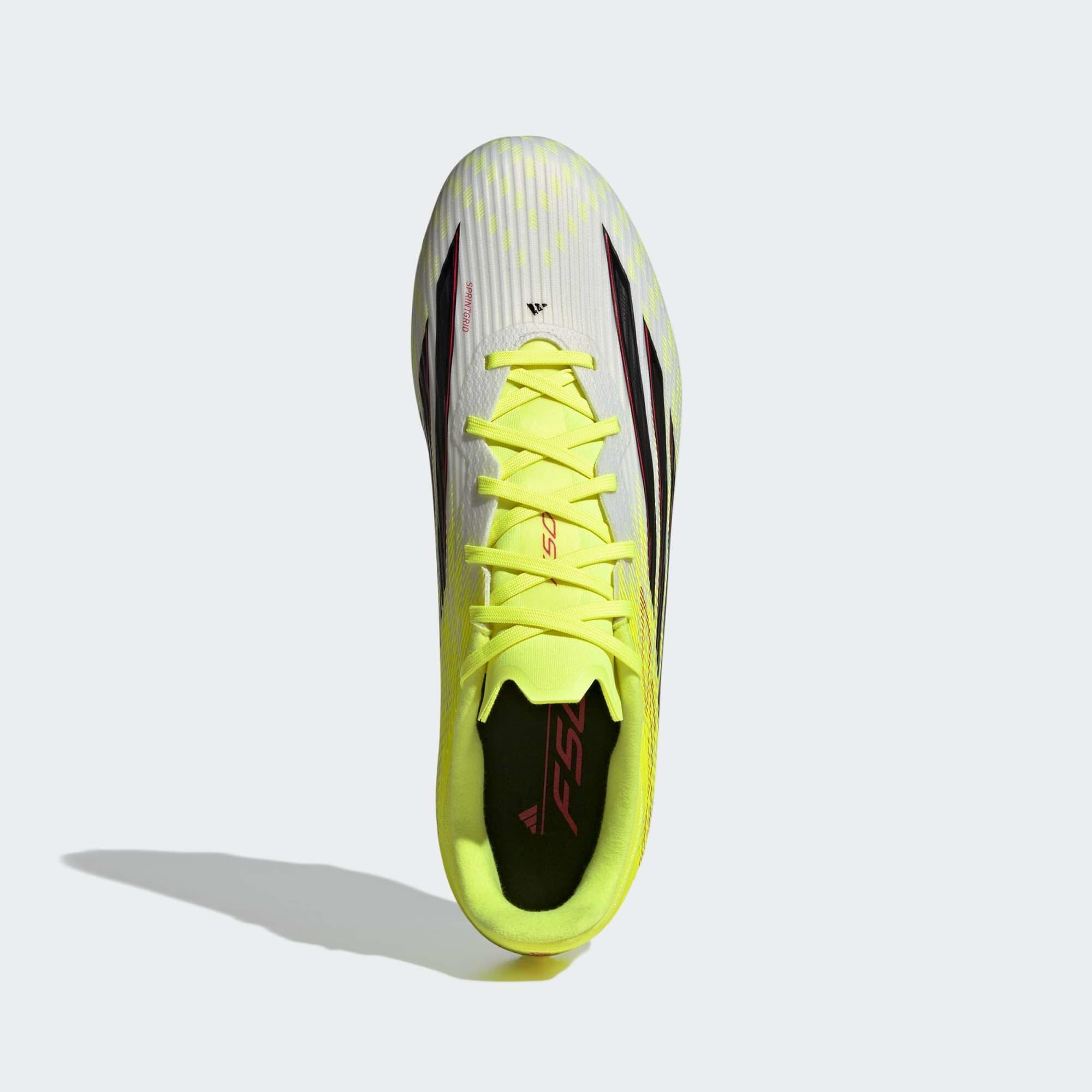 Fussballschuh F50 League FG/MG Erwachsene Gelb | Decathlon