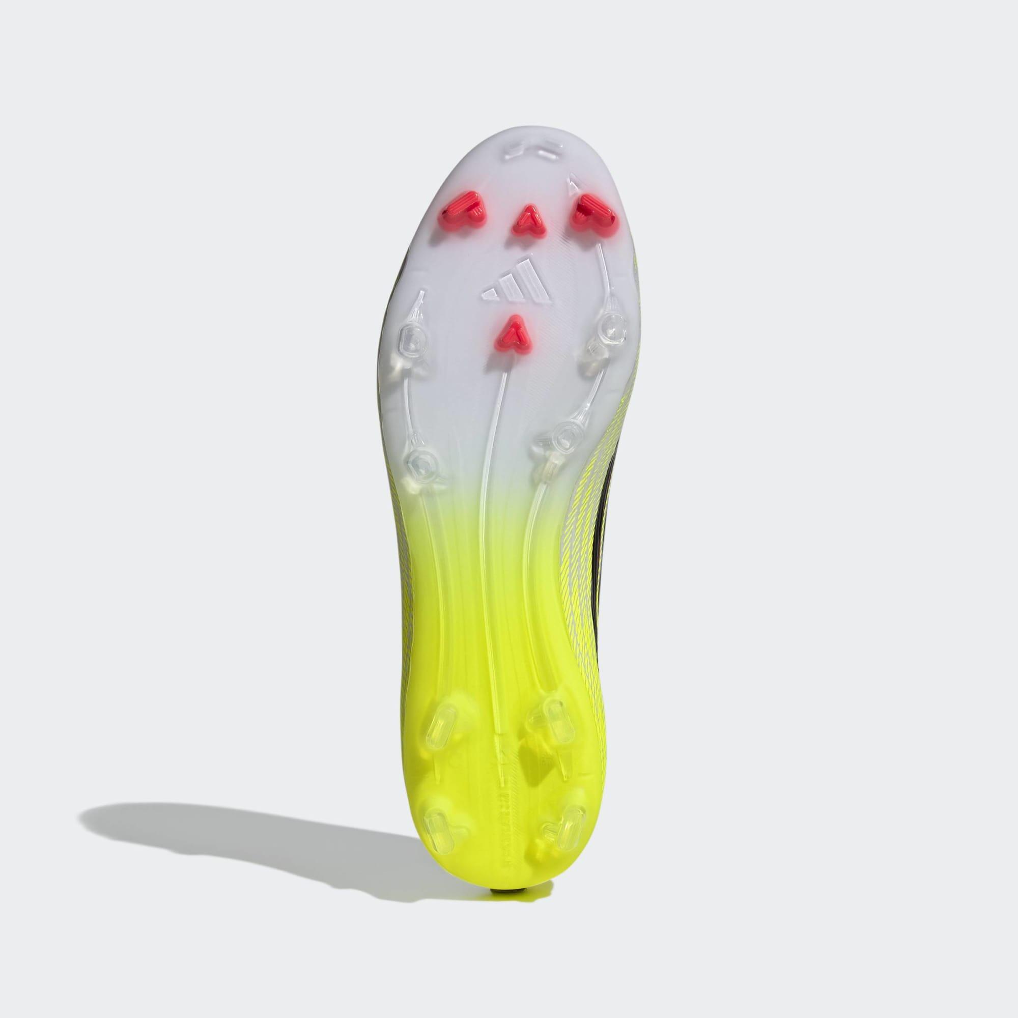 adidas F50 League Laceless Football Boots FG/MG - Yellow Adult