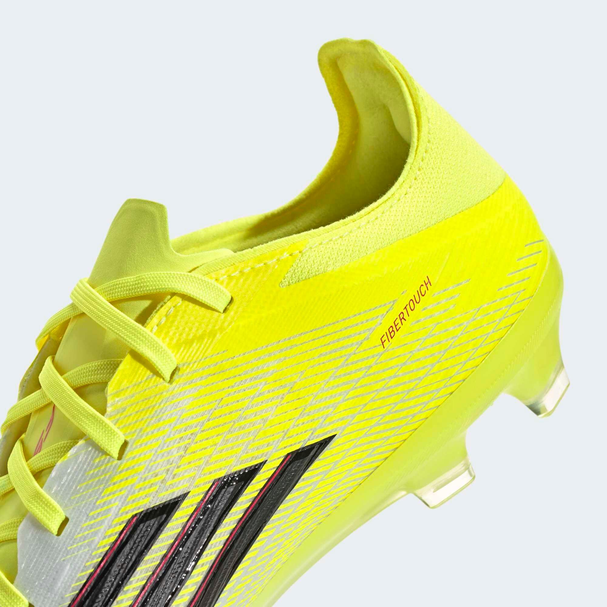 Scarpe calcio adulto F50 PRO FG gialle 9/10