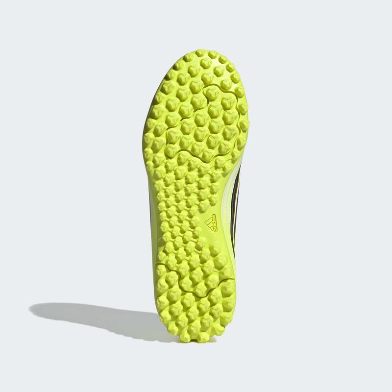 Adidas Çocuk Halı Saha Ayakkabısı/Futbol Ayakkabısı - Beyaz/Sarı - F50 Club Turf