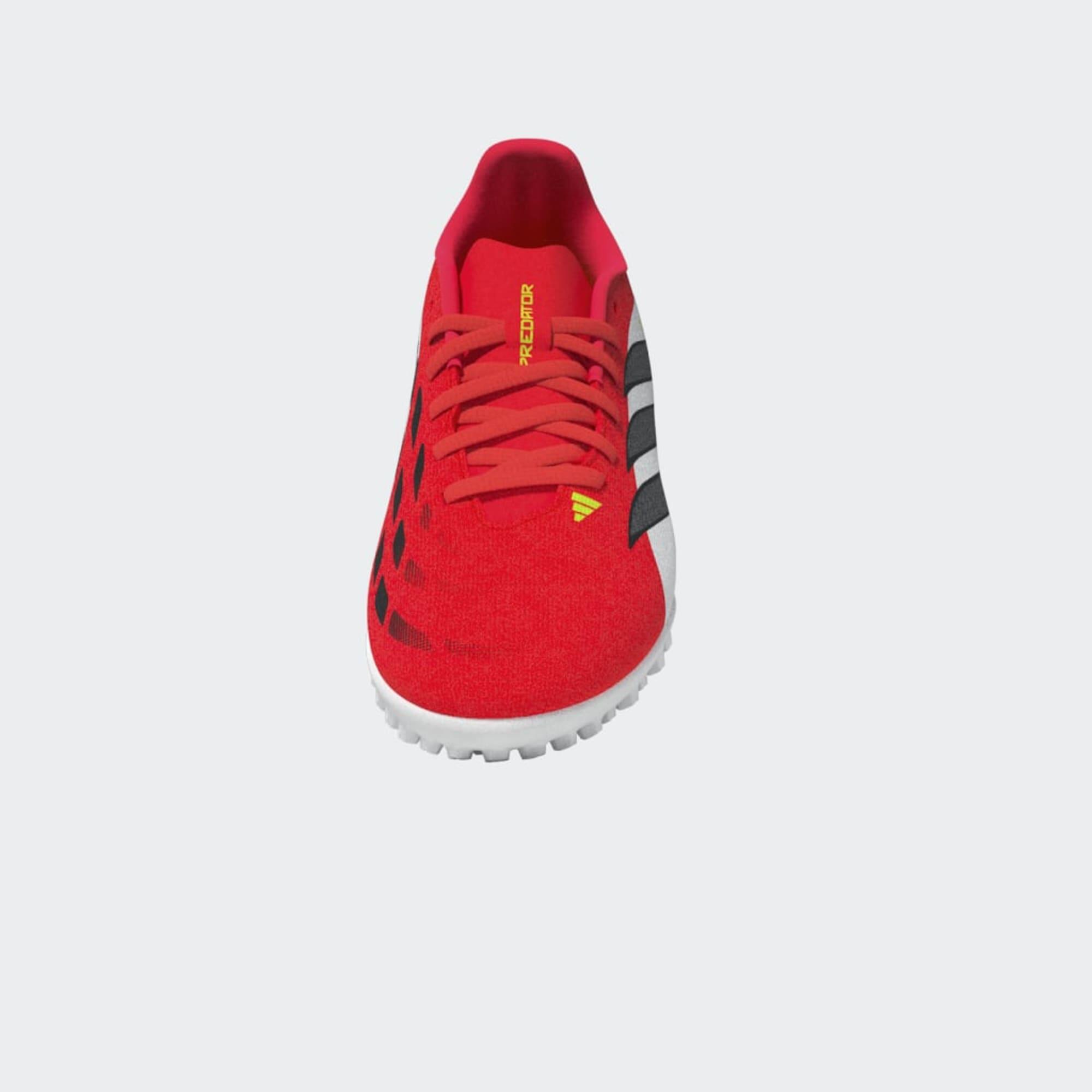Scarpe calcetto bambino PREDATOR CLUB TURF rosse 19/19