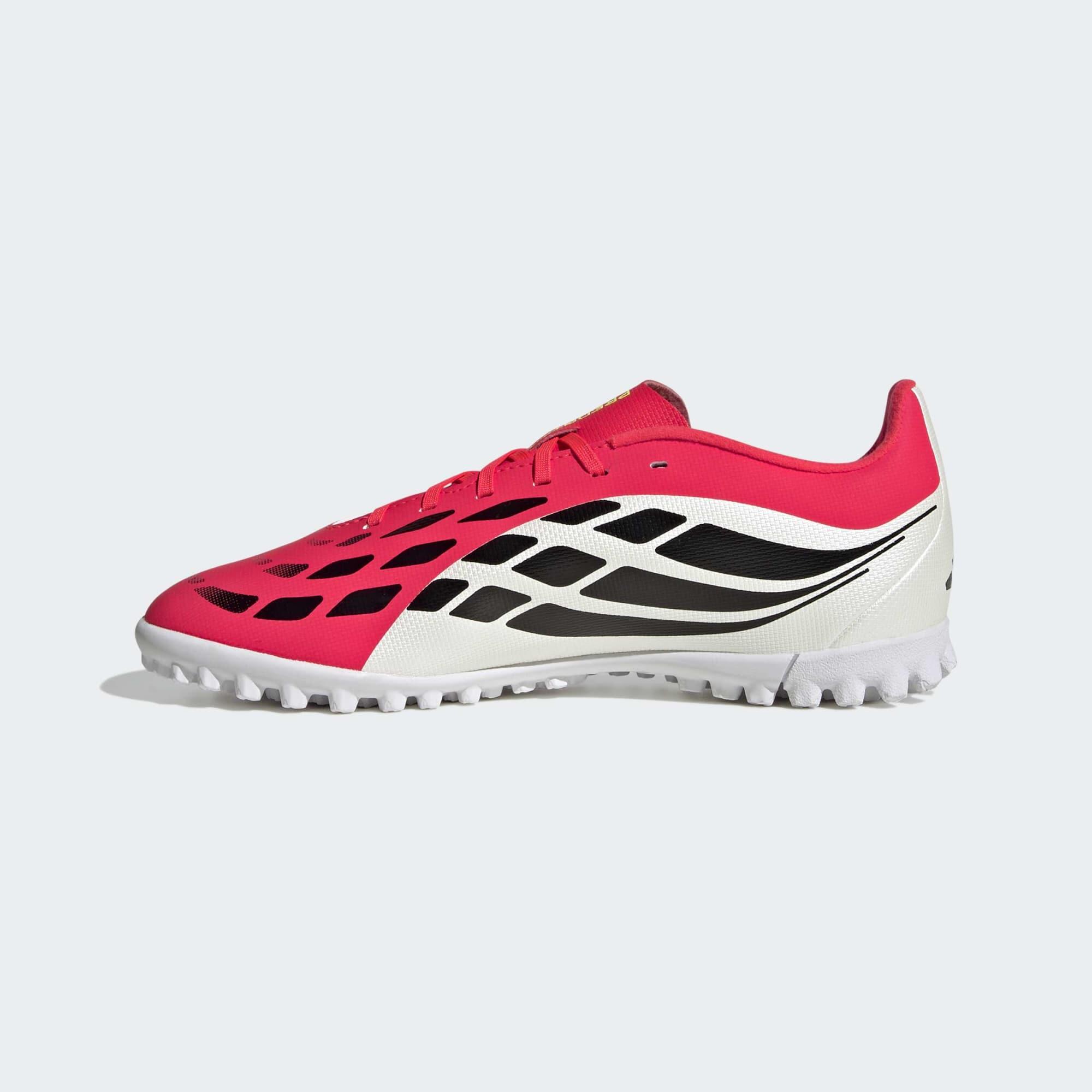 Scarpe calcetto bambino PREDATOR CLUB TURF rosse 17/19