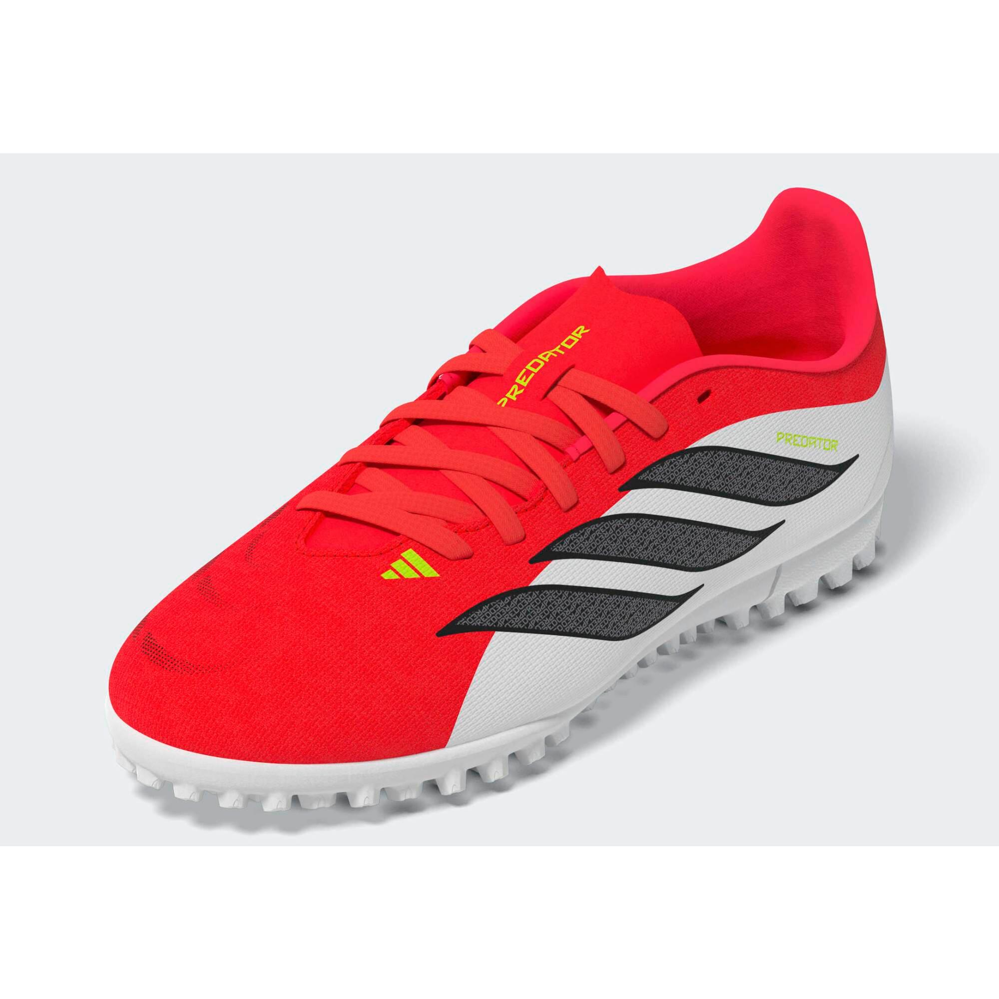 Scarpe calcetto bambino PREDATOR CLUB TURF rosse 16/19