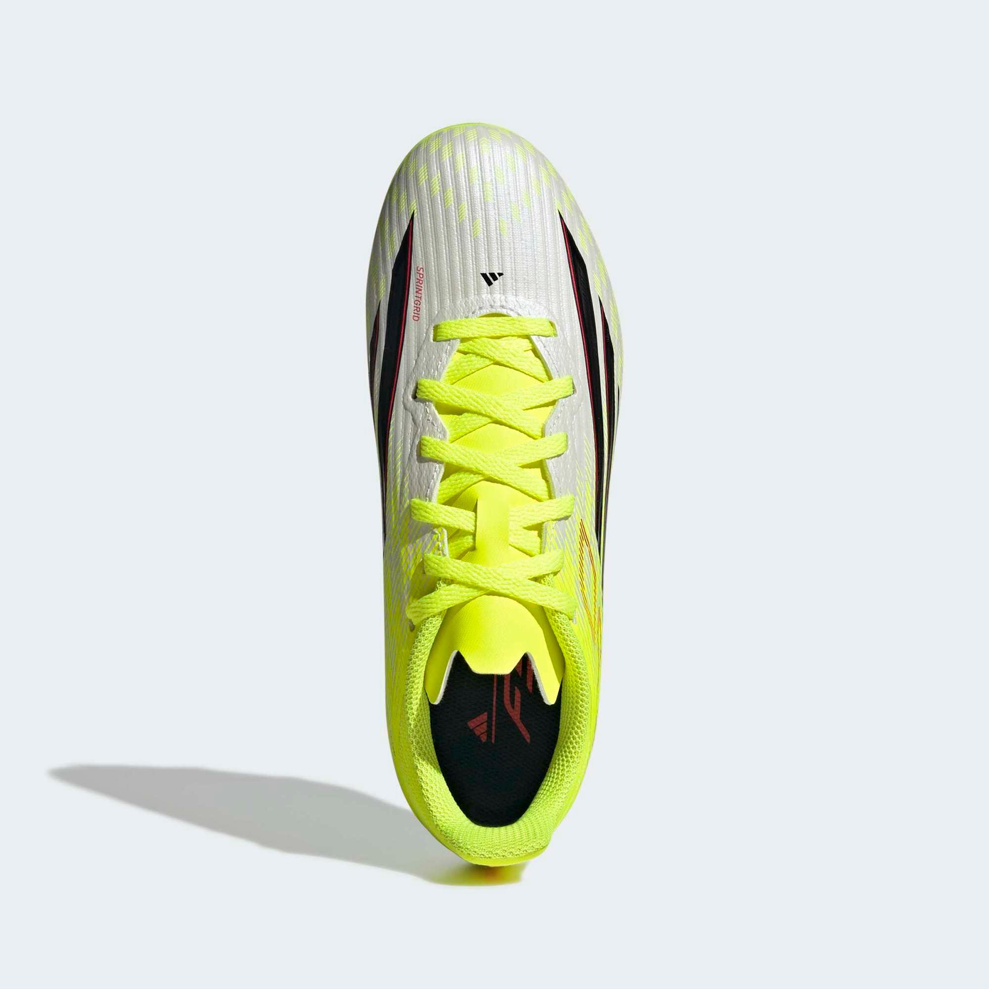 Chuteiras de Futebol Criança F50 League FG/MG Amarelo 7/10