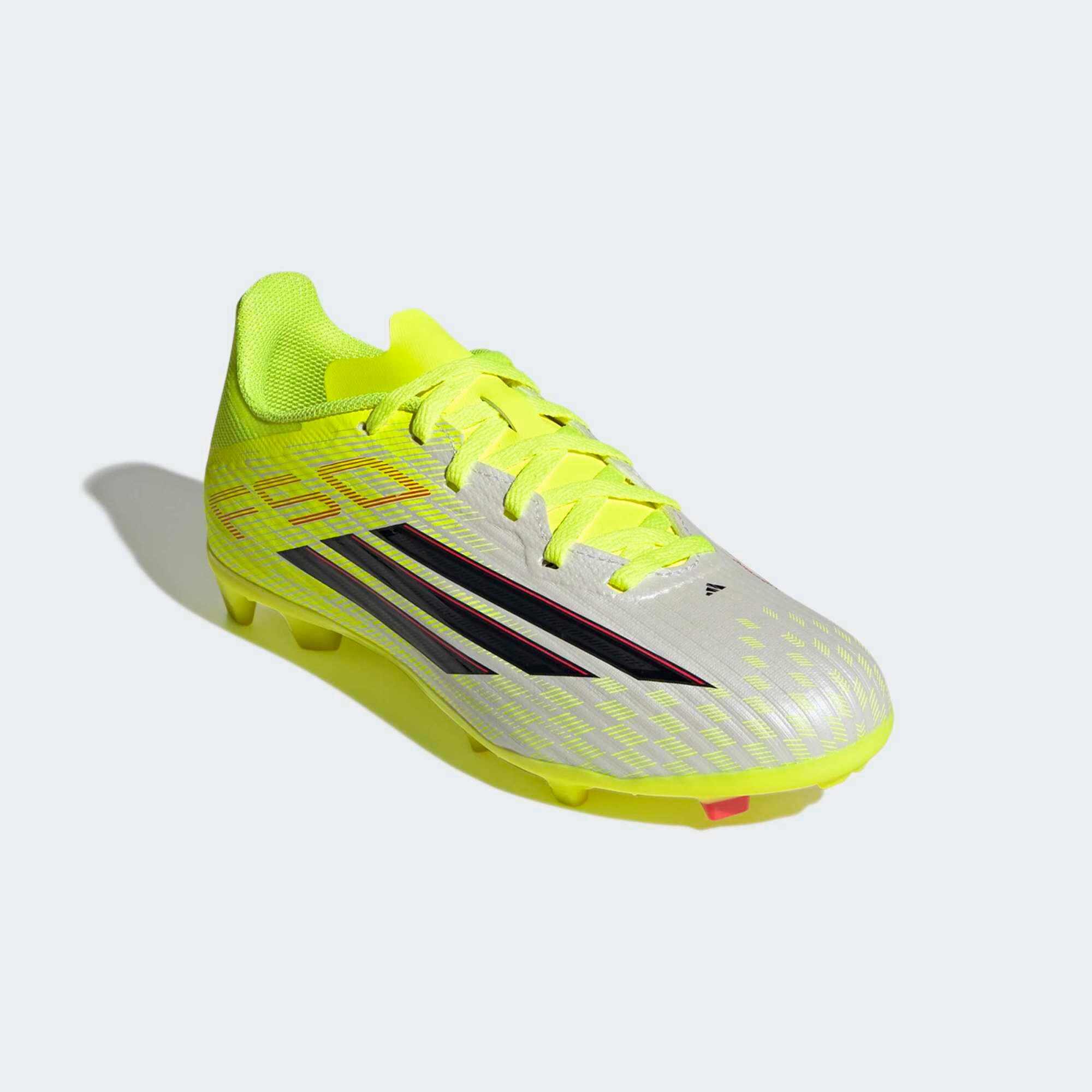 Chuteiras de Futebol Criança F50 League FG/MG Amarelo 5/10