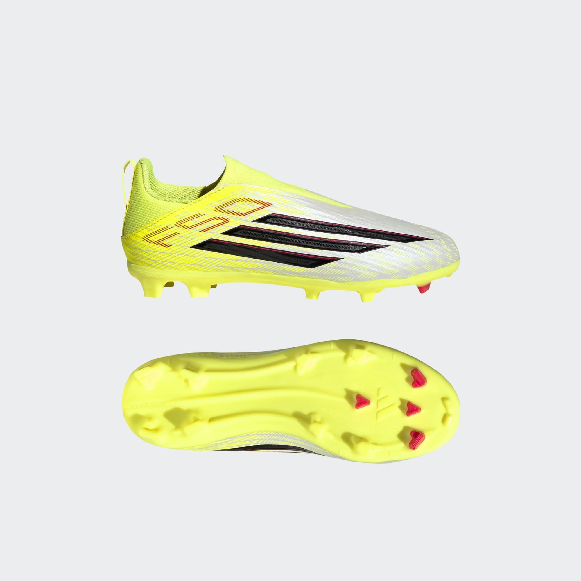 Scarpe bambini F50 LEAGUE LACELESS FG/MG gialle 3/10