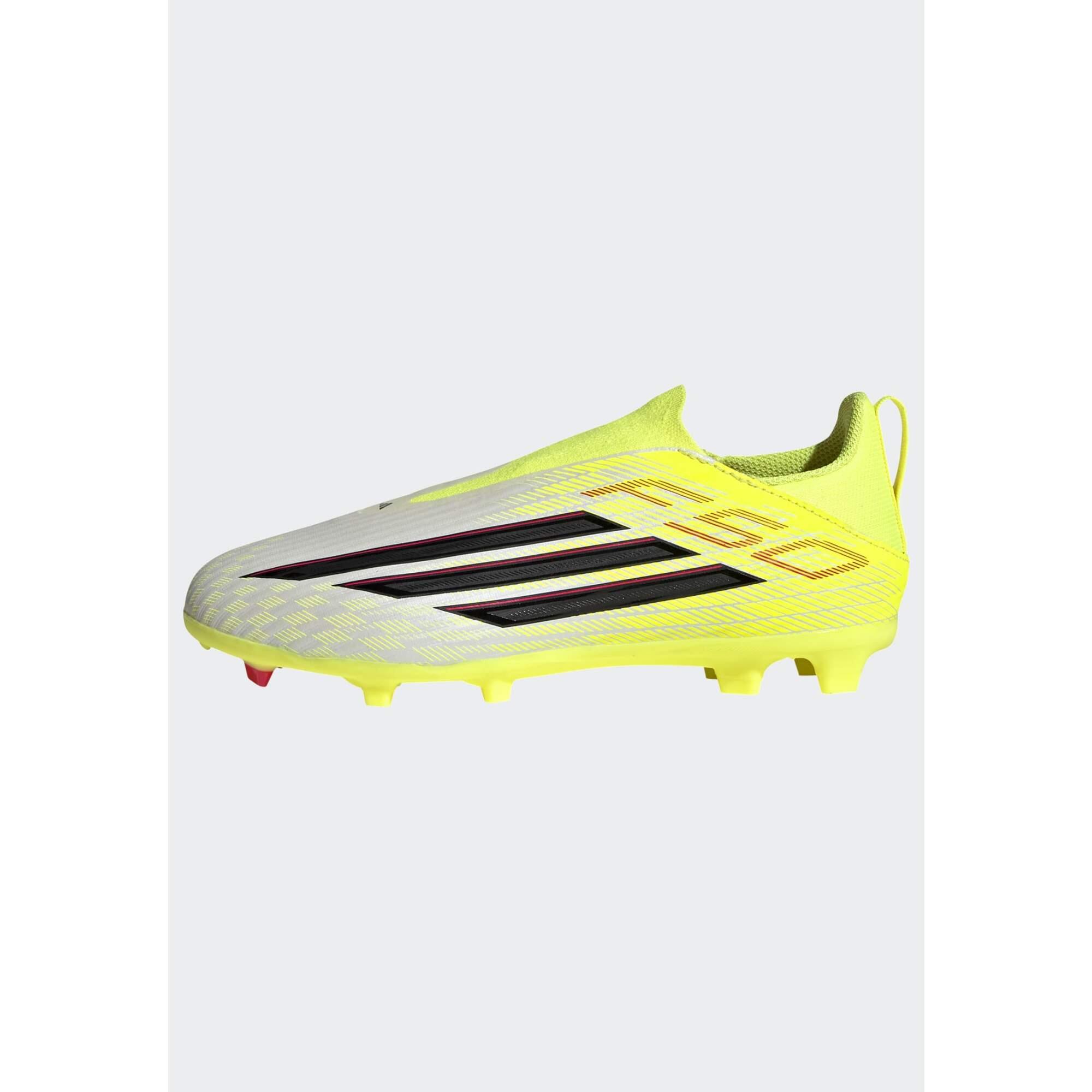 Scarpe bambini F50 LEAGUE LACELESS FG/MG gialle 10/10