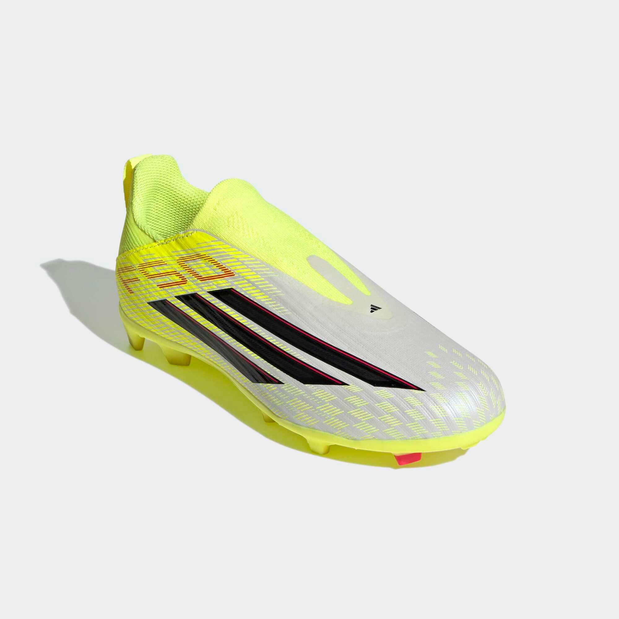 Scarpe bambini F50 LEAGUE LACELESS FG/MG gialle 5/10