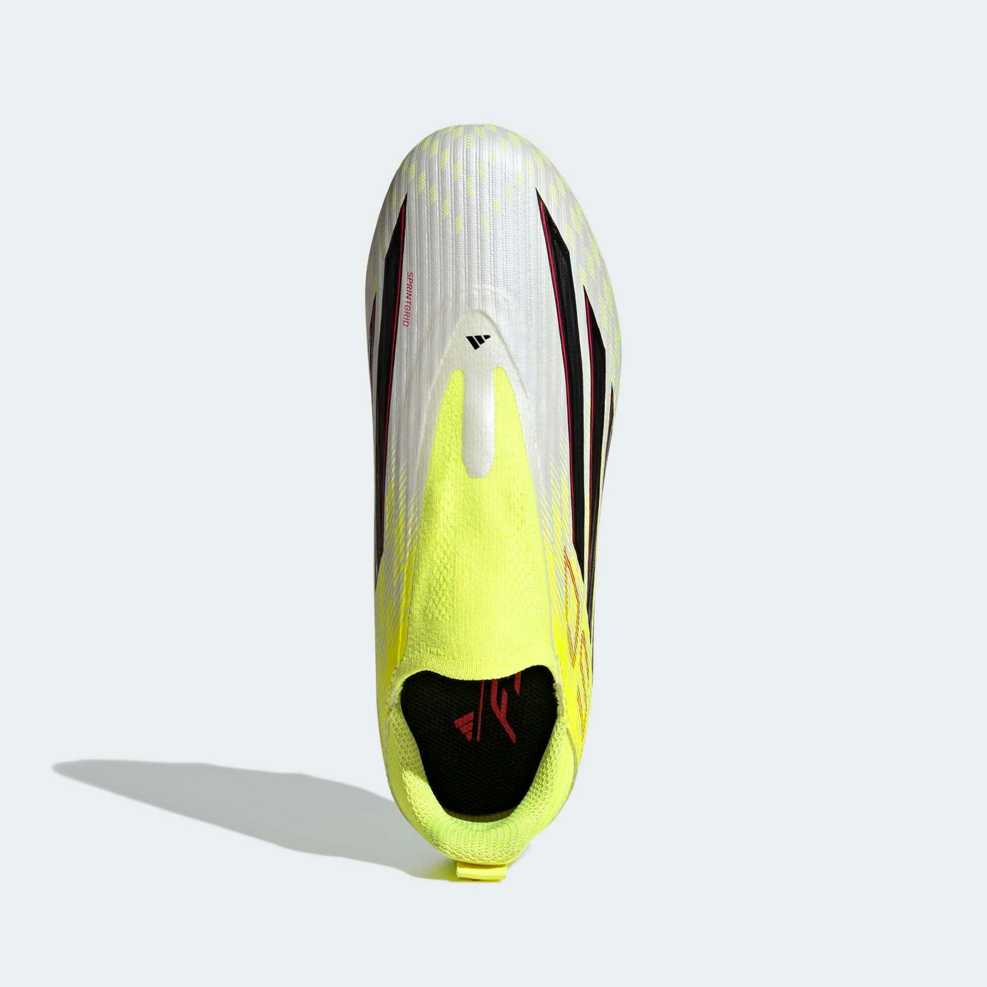 Scarpe bambini F50 LEAGUE LACELESS FG/MG gialle 7/10