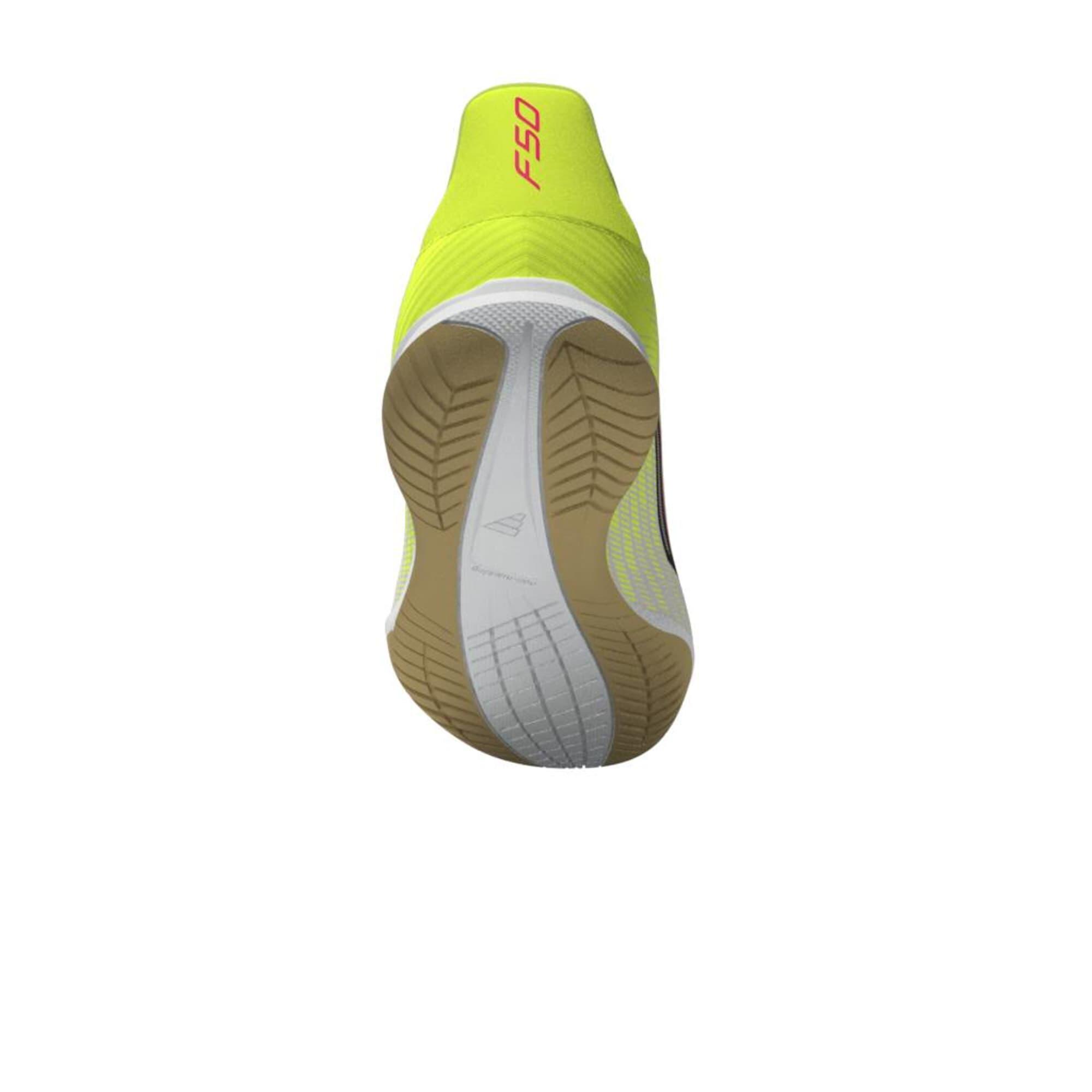 Scarpe futsal adulto F50 CLUB gialle 27/39