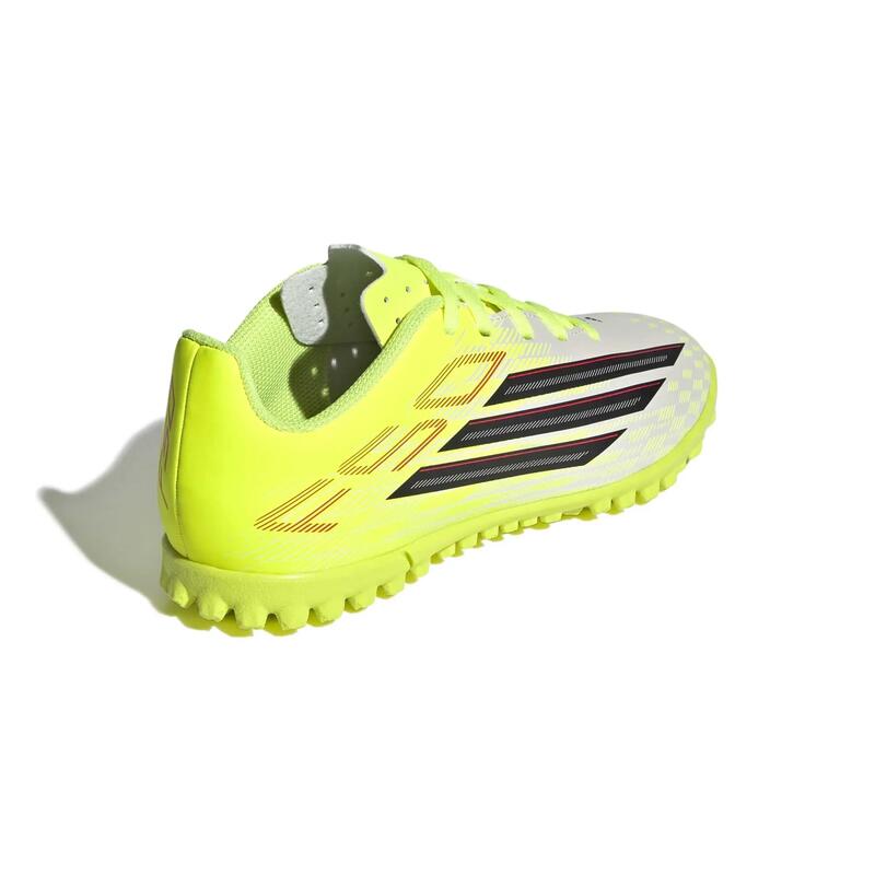 Çocuk Krampon/Halı Saha Ayakkabısı - Beyaz/Sarı - F50 Club Turf